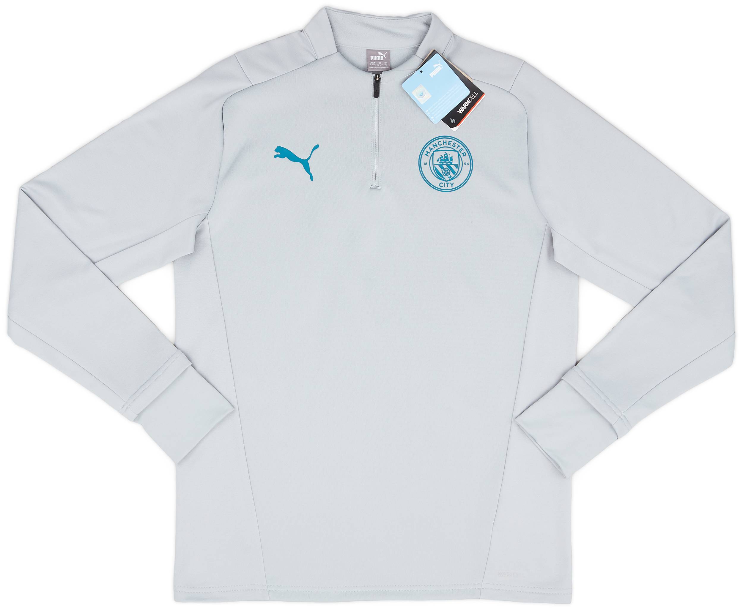 2021-22 Manchester City Puma 1/4 Zip Training Top (XL.Kids)