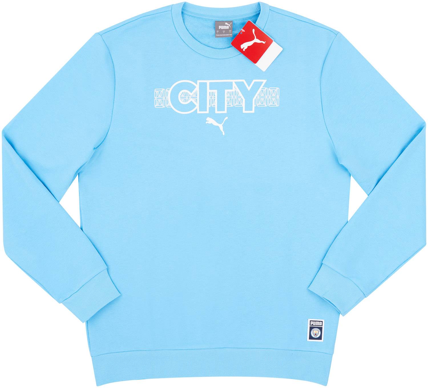 2021-22 Manchester City Puma Sweat Top