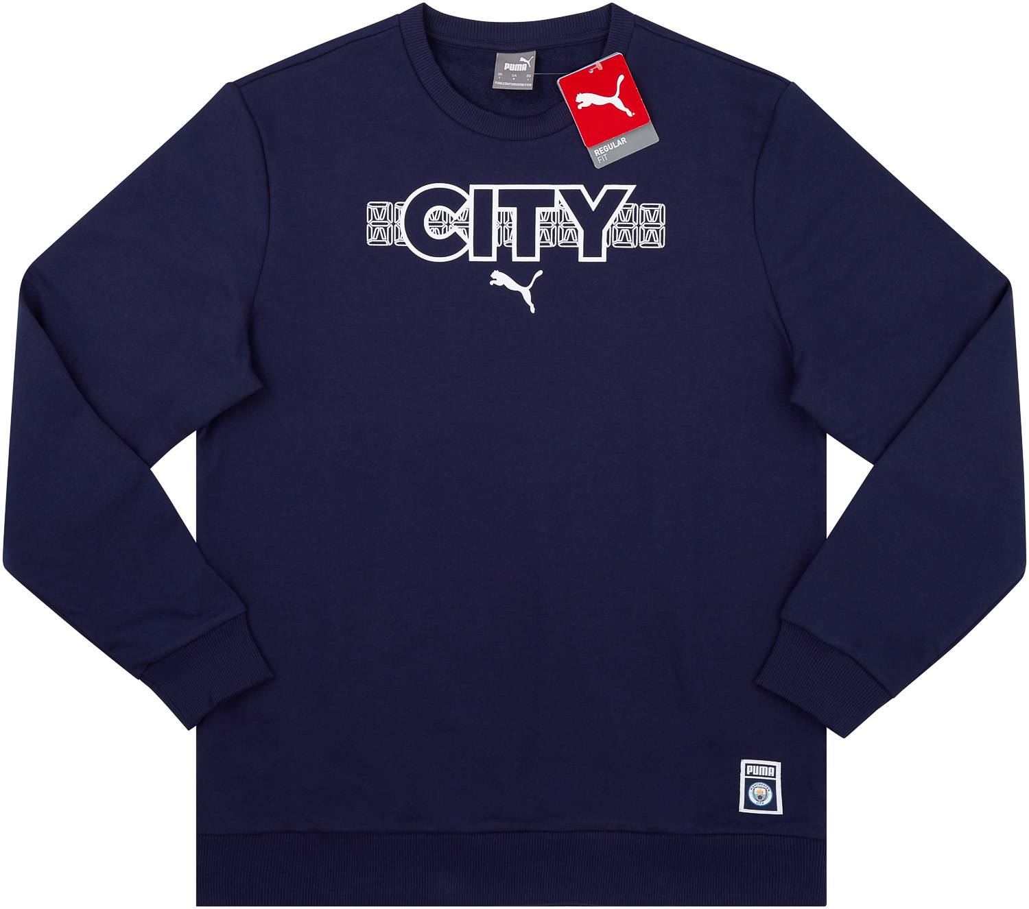 2021-22 Manchester City Puma Core Sweat Top