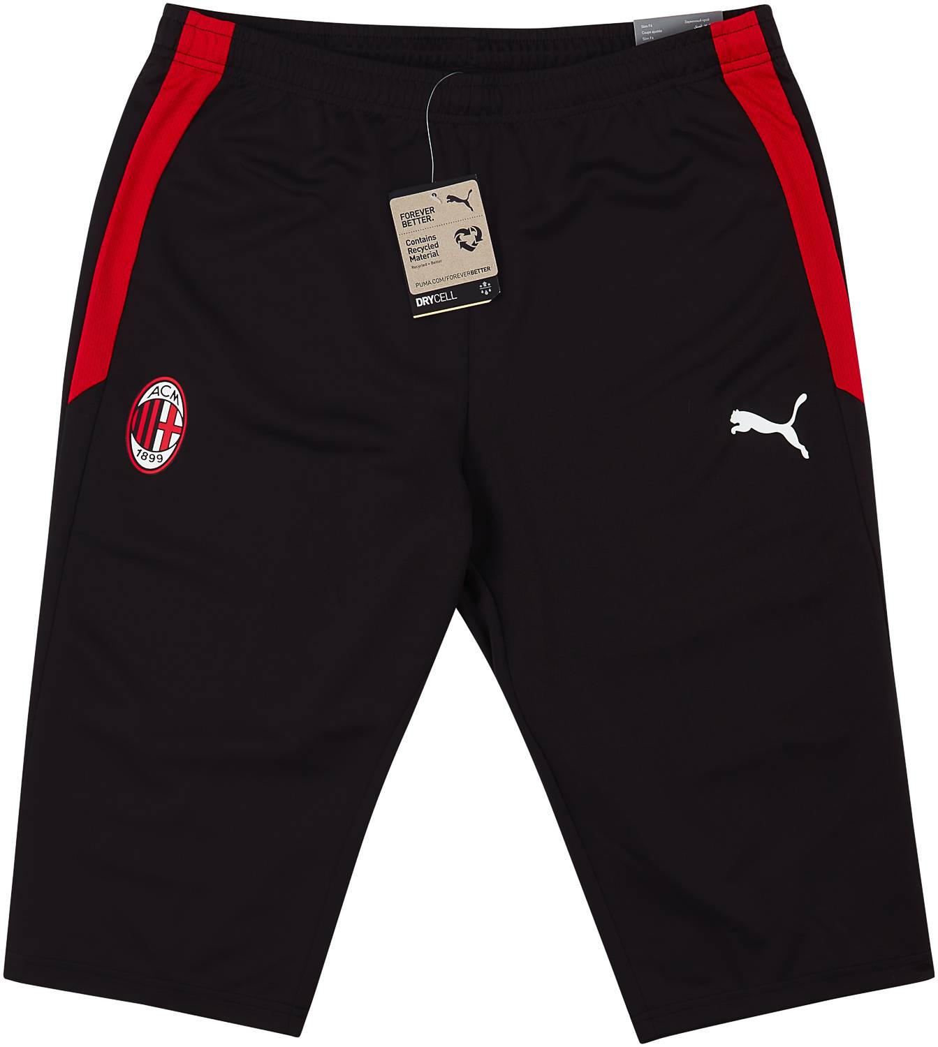 2020-21 AC Milan Puma Pro Training 3/4 Pants/Bottoms - NEW