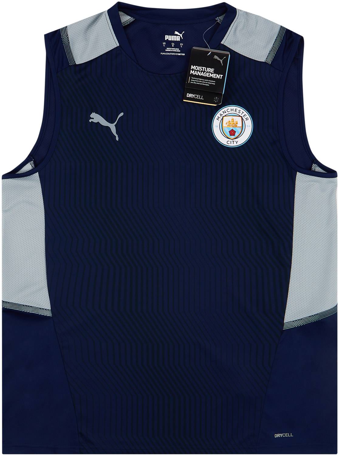 2021-22 Manchester City Puma Training Vest - NEW