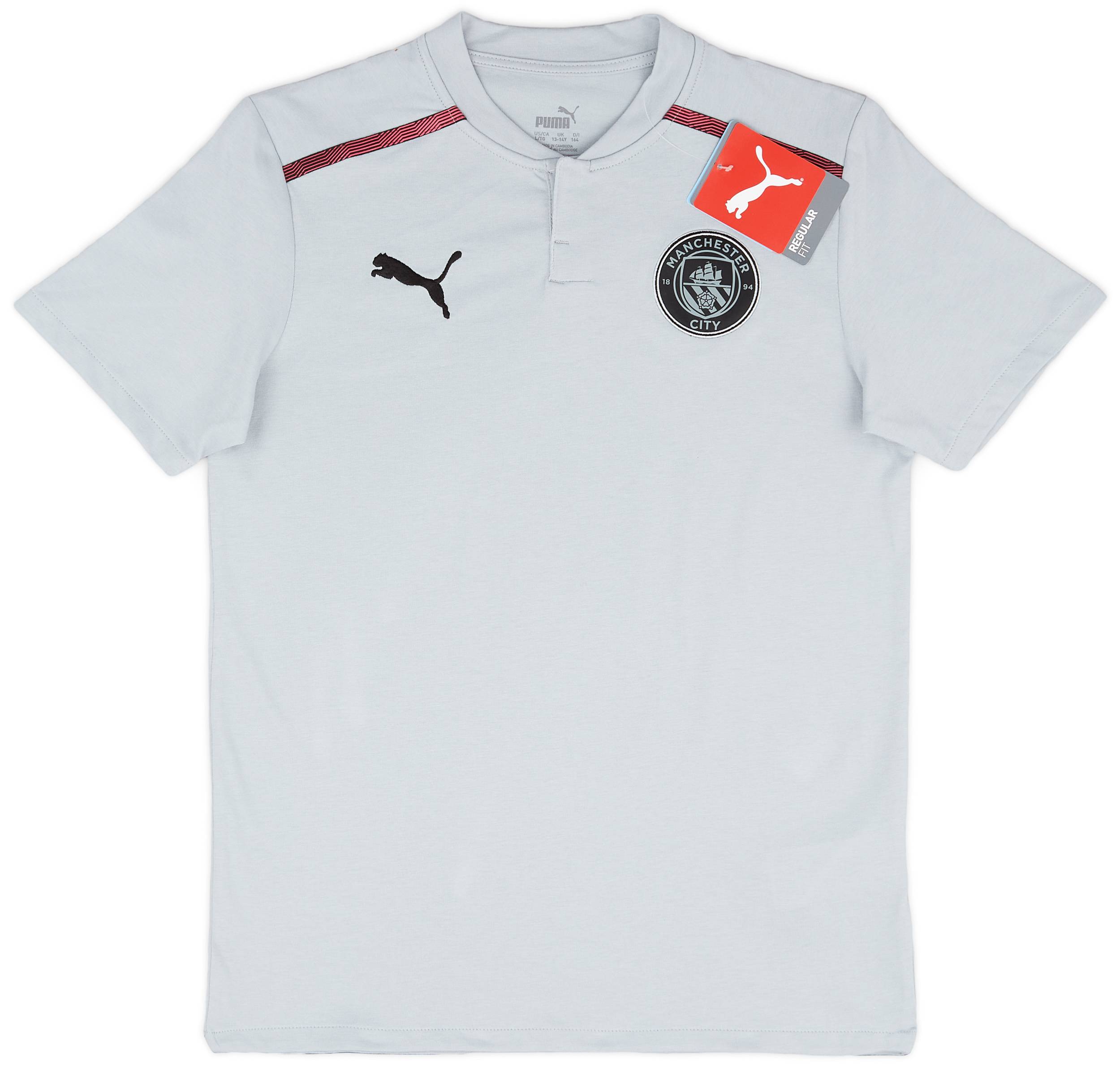 2021-22 Manchester City Puma Polo T-Shirt (KIDS)