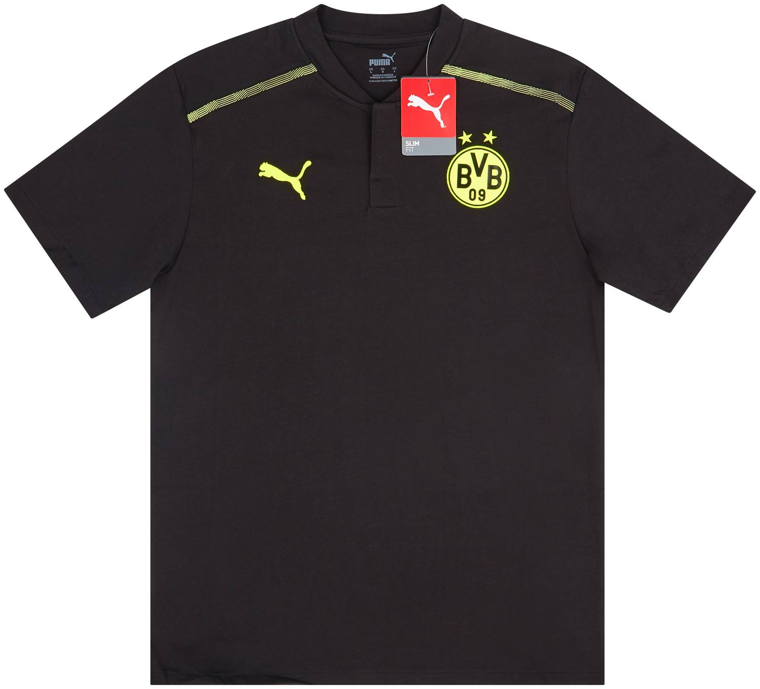 2021-22 Borussia Dortmund Puma Casuals Polo T-Shirt