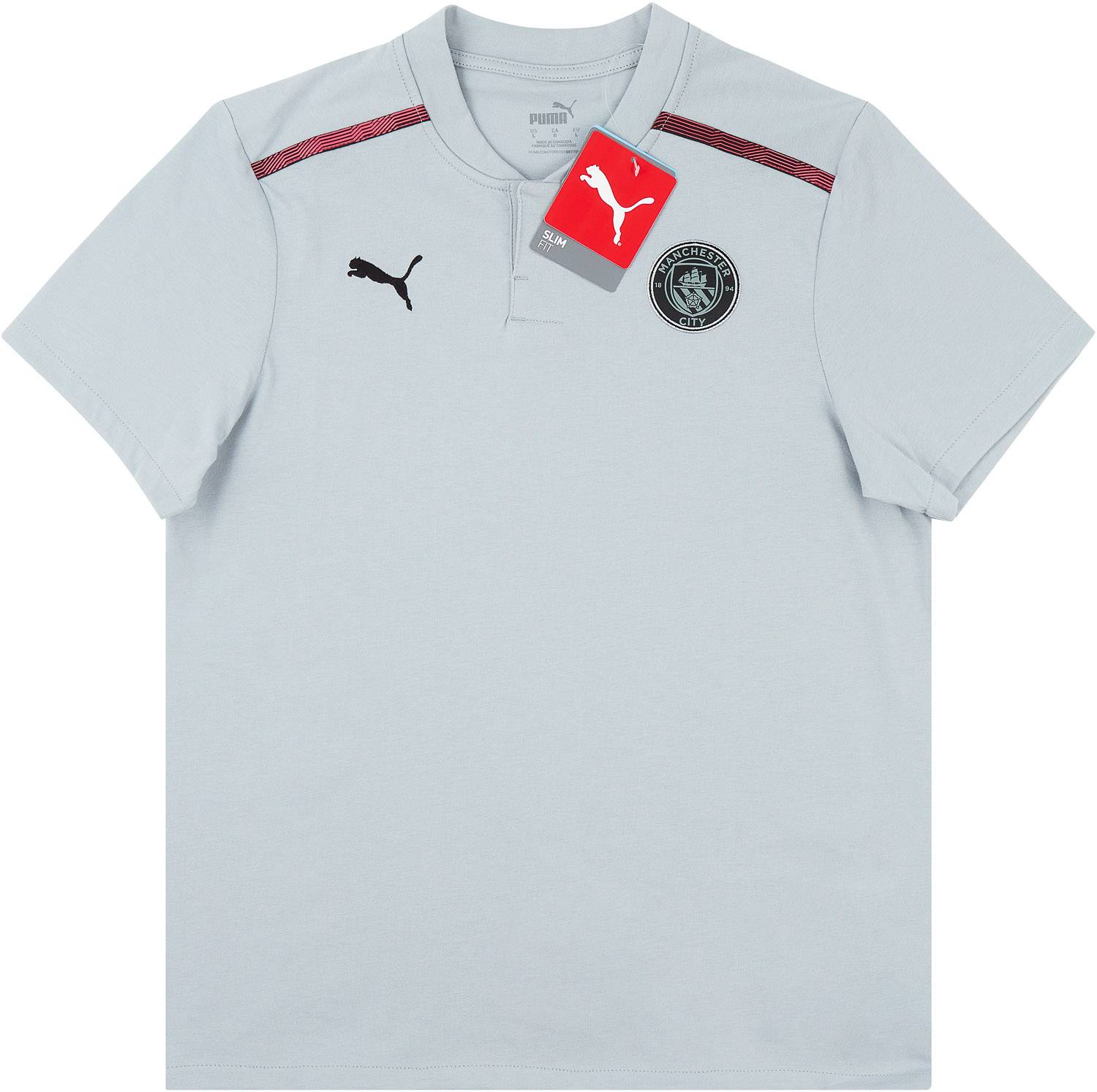 2021-22 Manchester City Puma Polo T-Shirt (Womens (L))