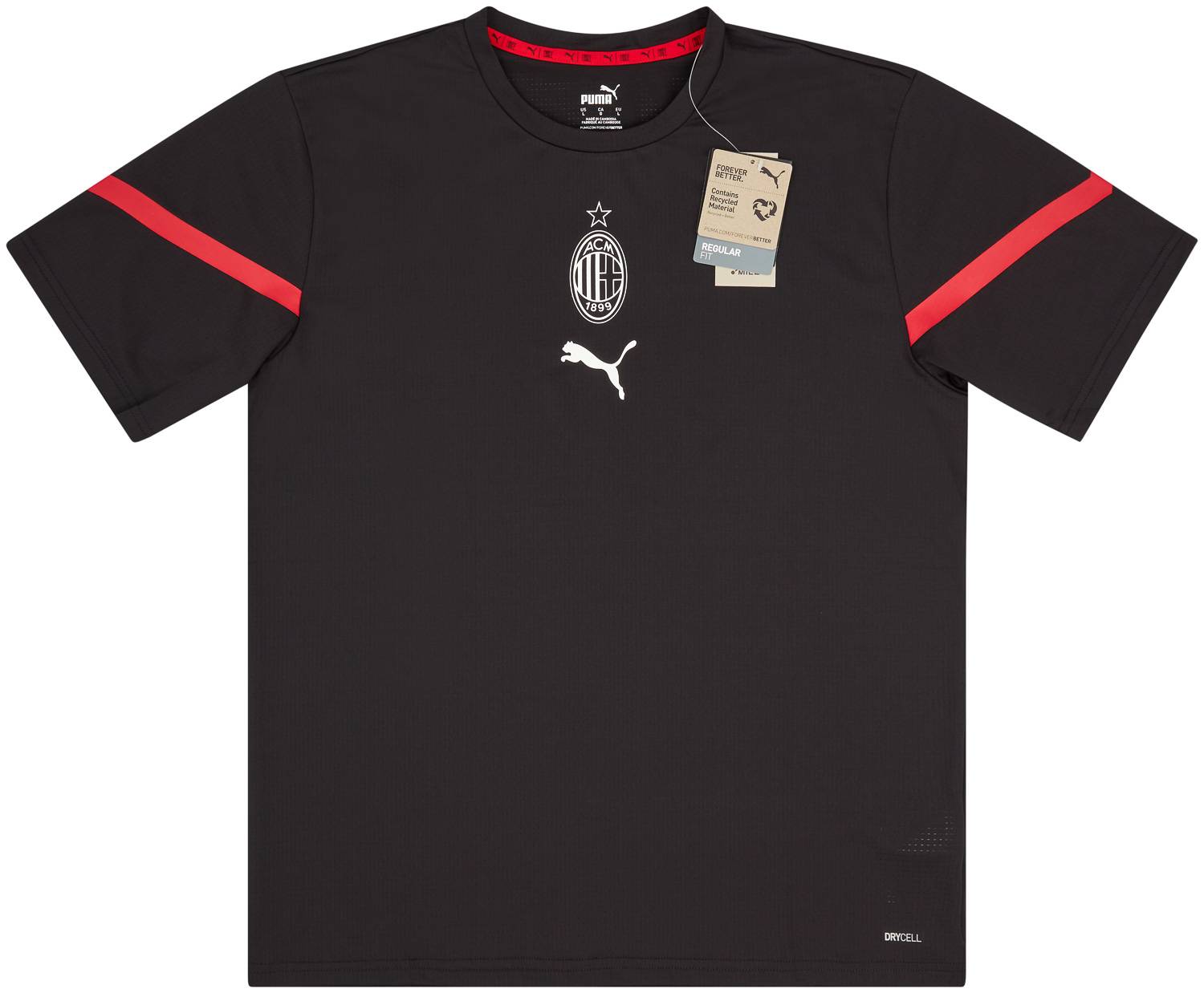 2021-22 AC Milan Puma Pre-Match Training Shirt