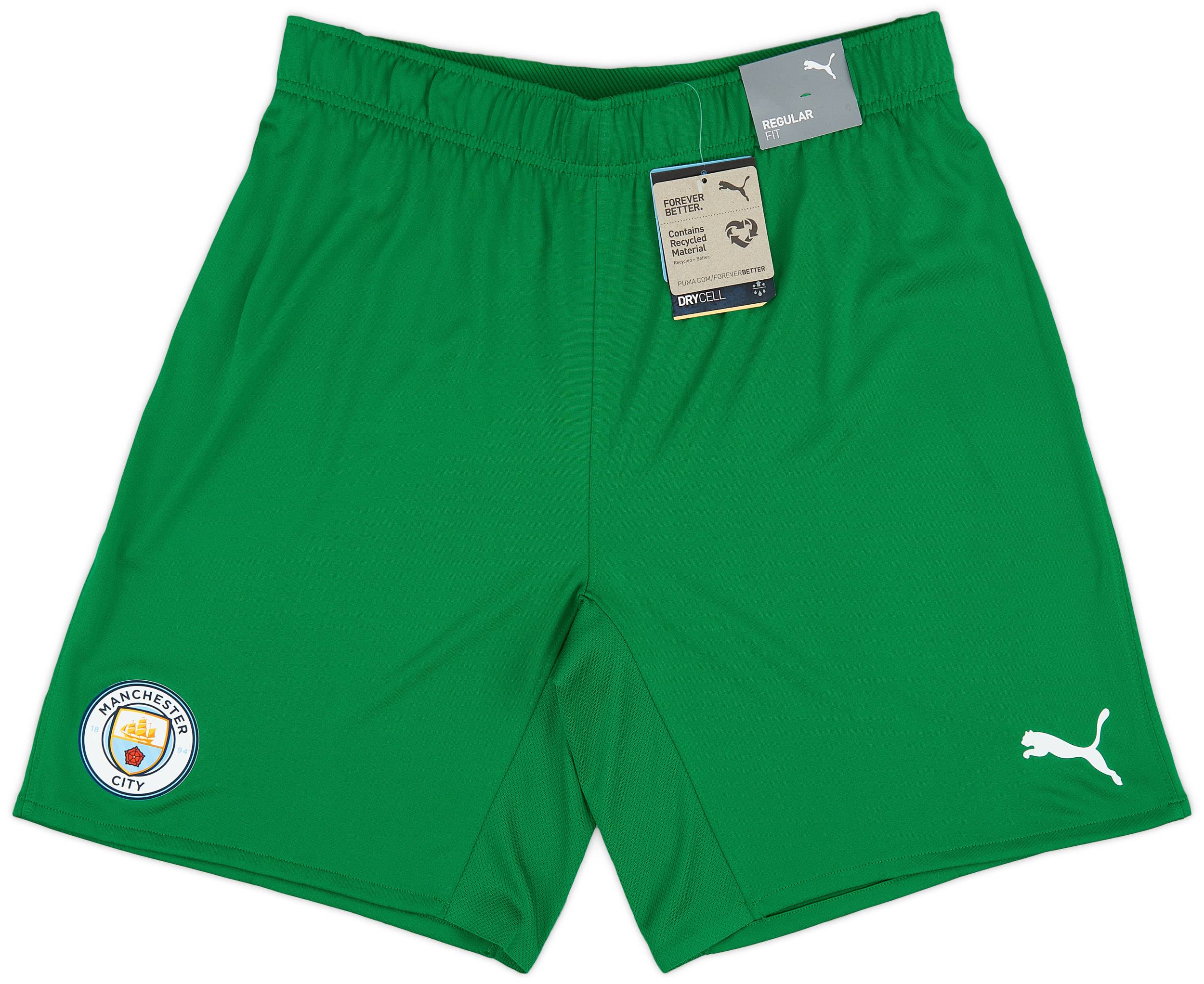 2021-22 Manchester City Player Issue GK Away Shorts (L)