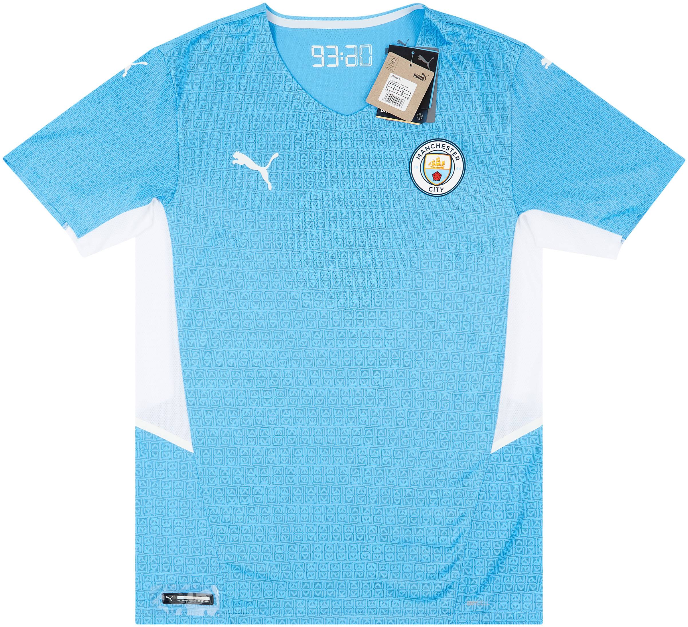 2021-22 Manchester City Player Issue Home Shirt