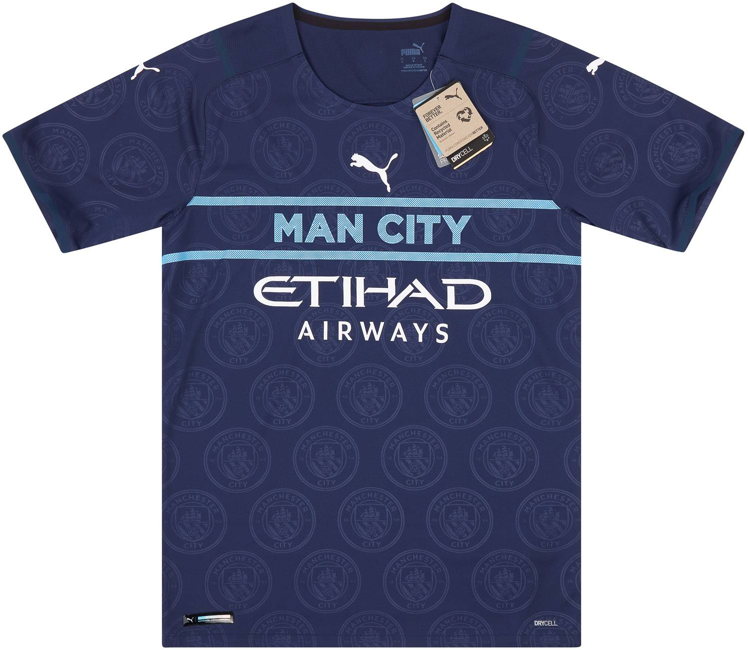 2021-22 Manchester City Player Issue Third Shirt