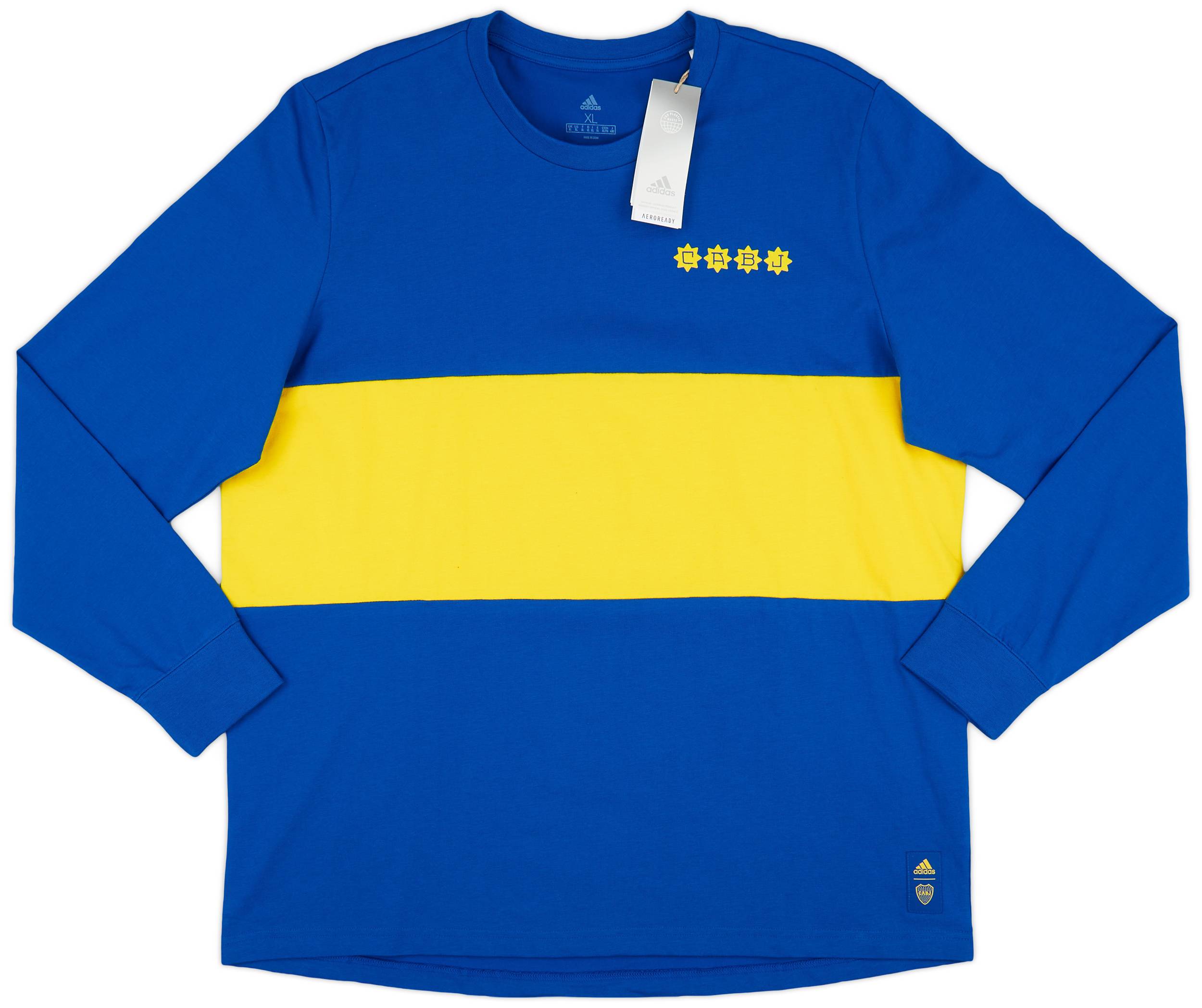 2021-22 Boca Juniors Retro Home L/S Shirt