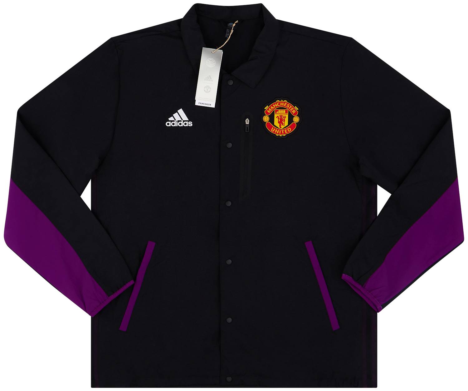 2021-22 Manchester United adidas Coach Jacket