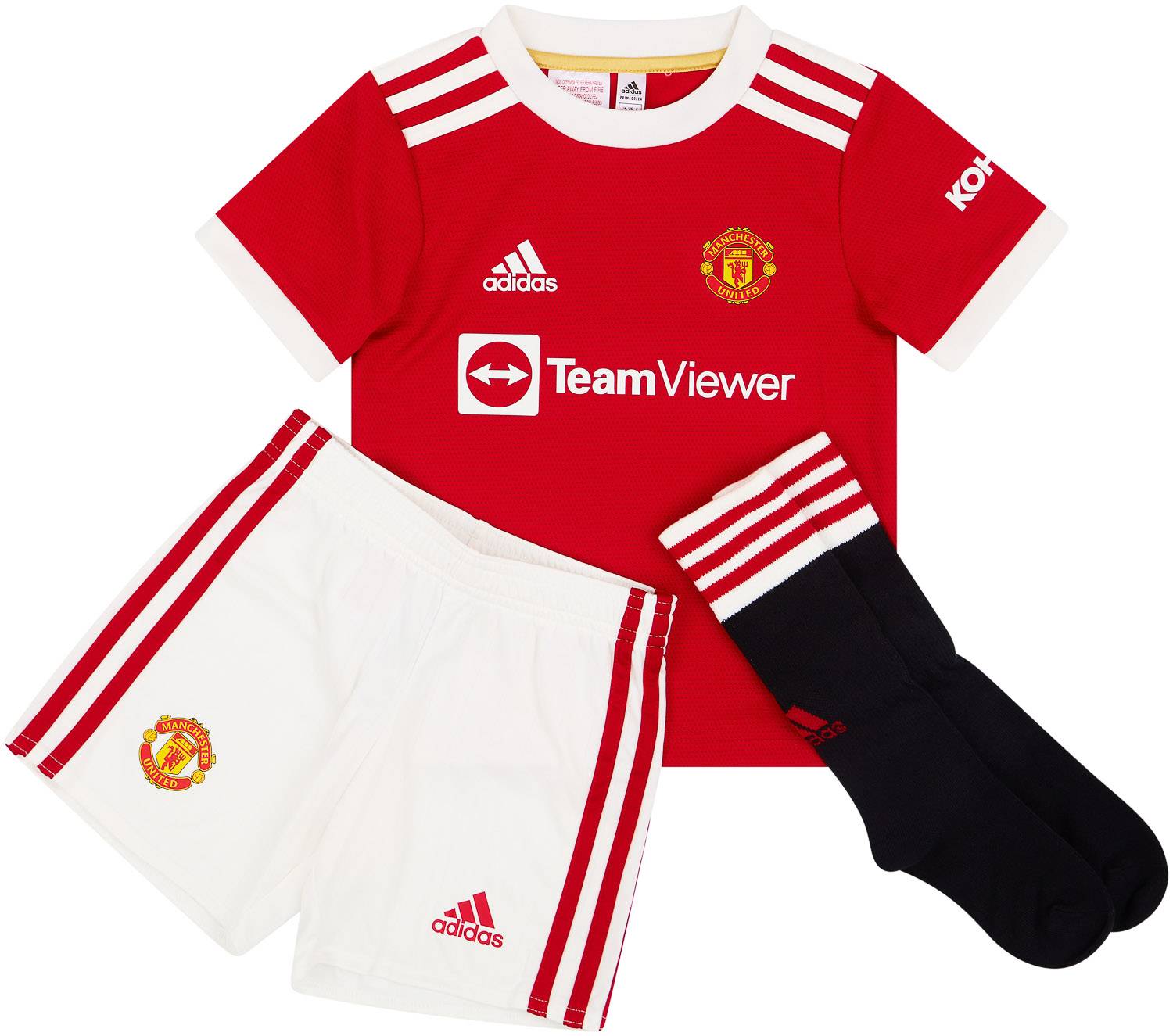 2021-22 Manchester United Home Full Kit (Little Kids)