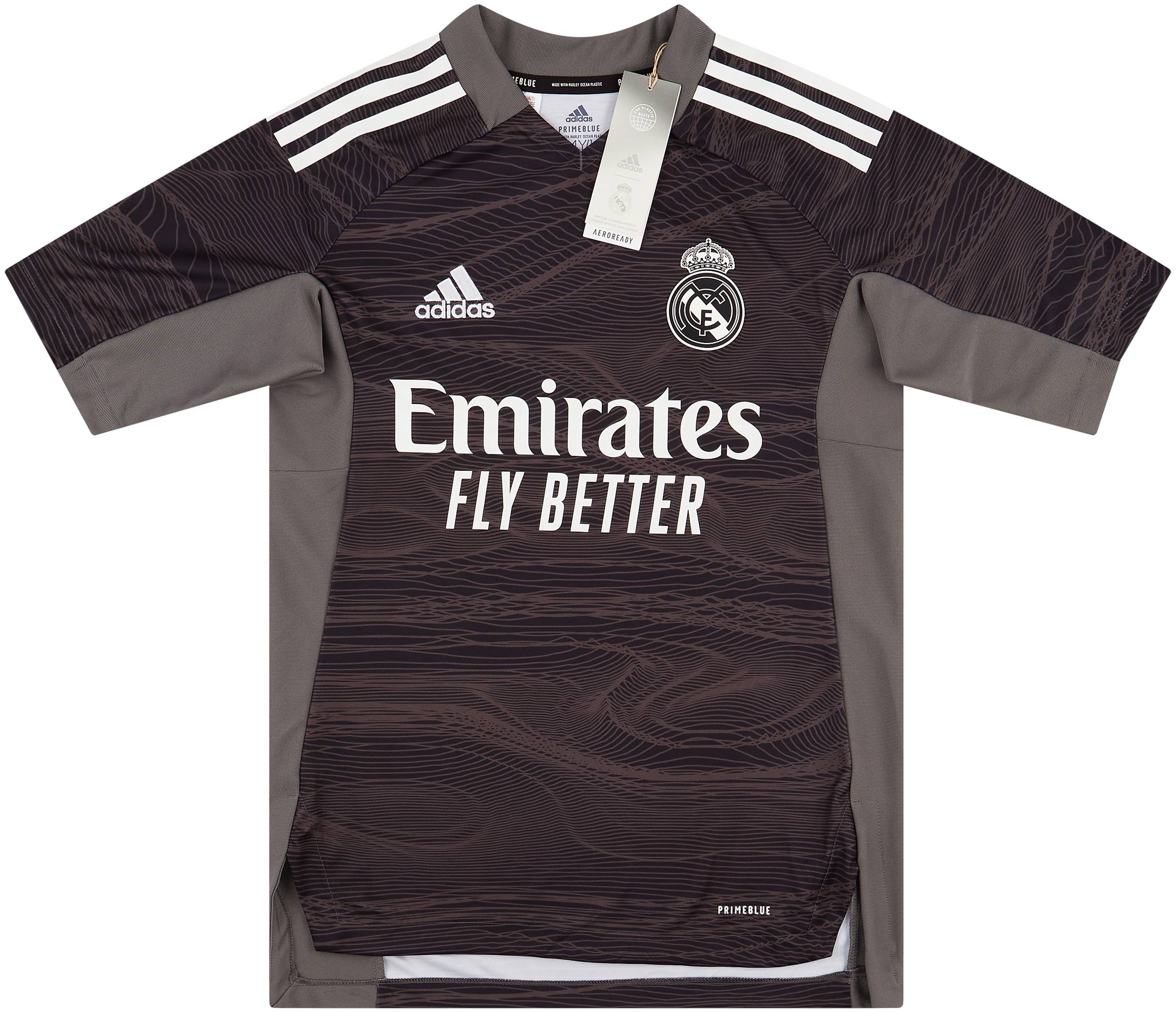 2021-22 Real Madrid GK Home S/S Shirt (KIDS)