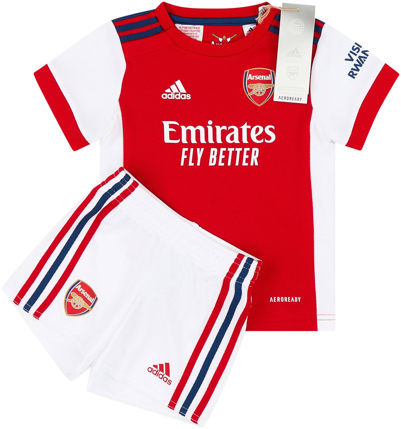 2021-22 Arsenal Home Shirt & Shorts Kit - NEW - (BABY)
