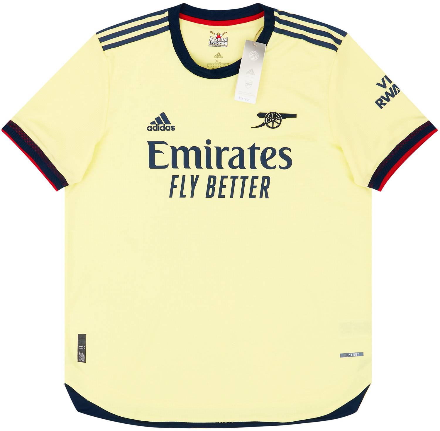 Arsenal player issue kit top