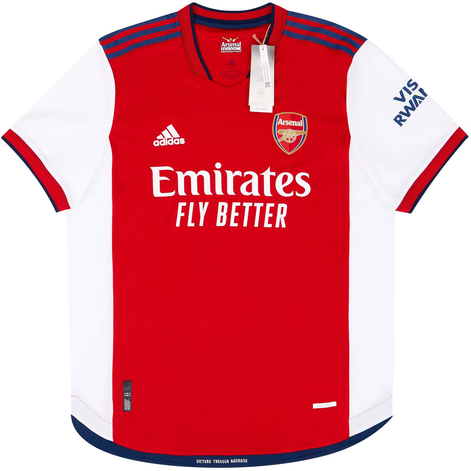 2021-22 Arsenal Authentic Home Shirt
