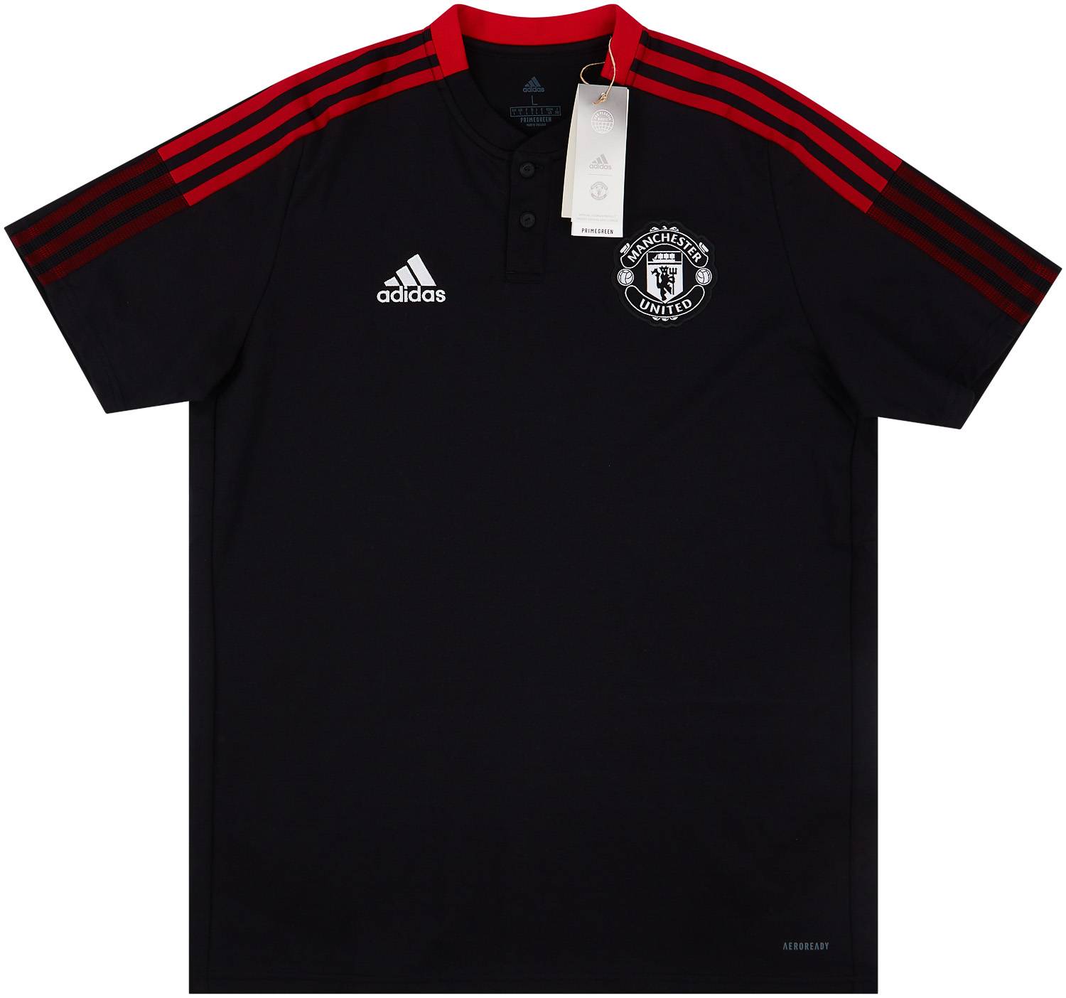2021-22 Manchester United adidas Polo T-Shirt