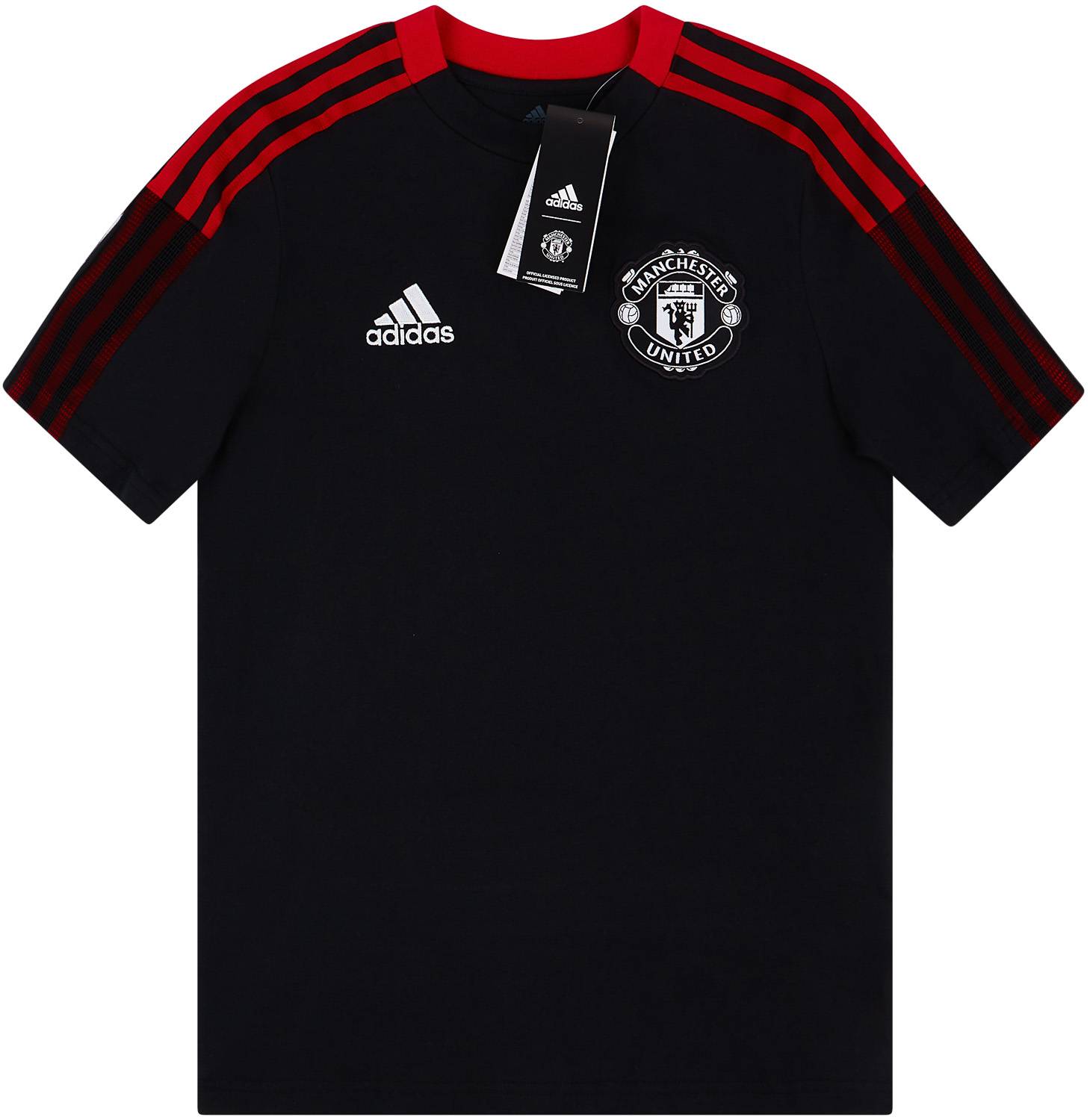 2021-22 Manchester United adidas Tee - NEW - (KIDS)