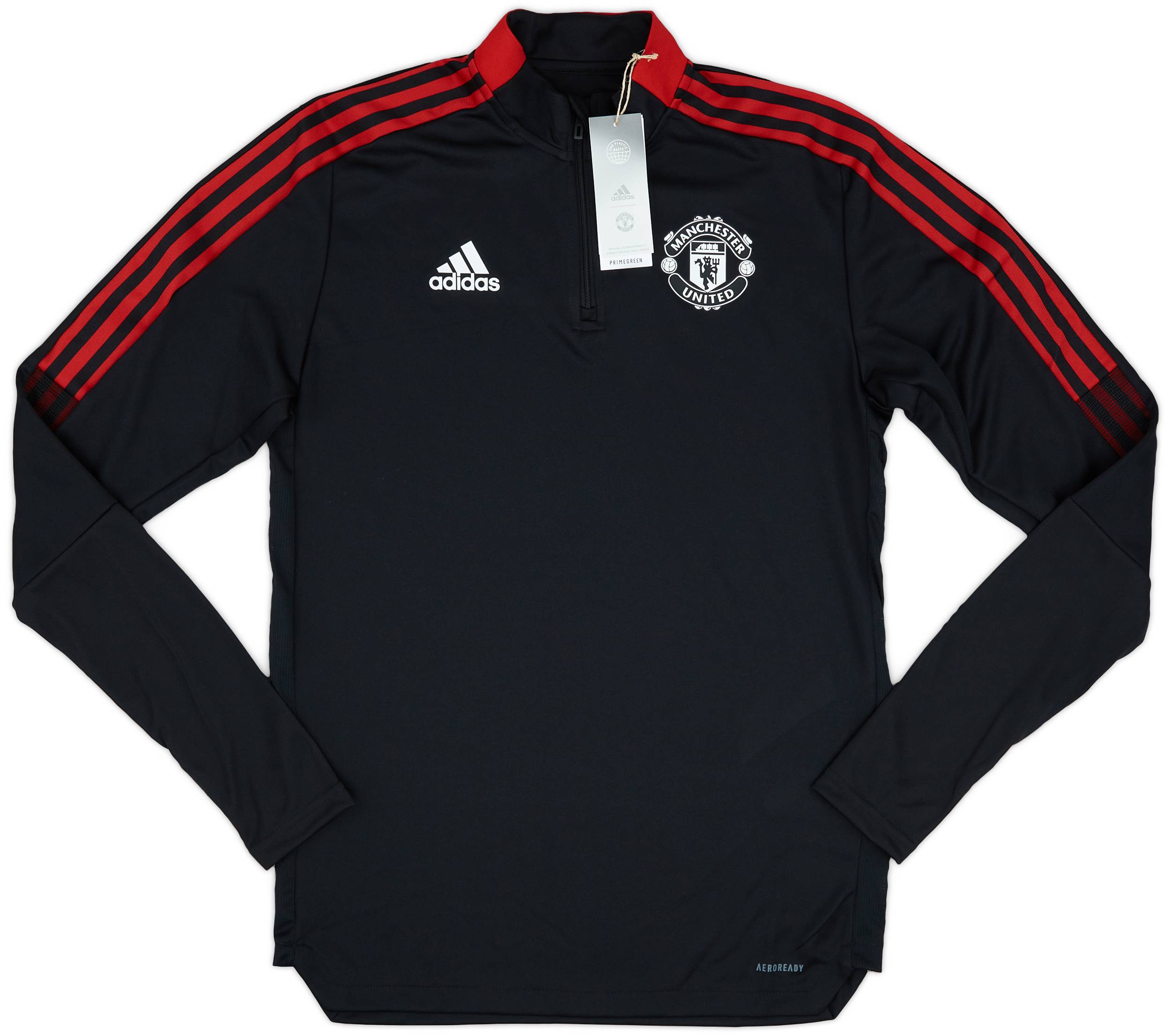 2021-22 Manchester United adidas 1/4 Zip Training Top