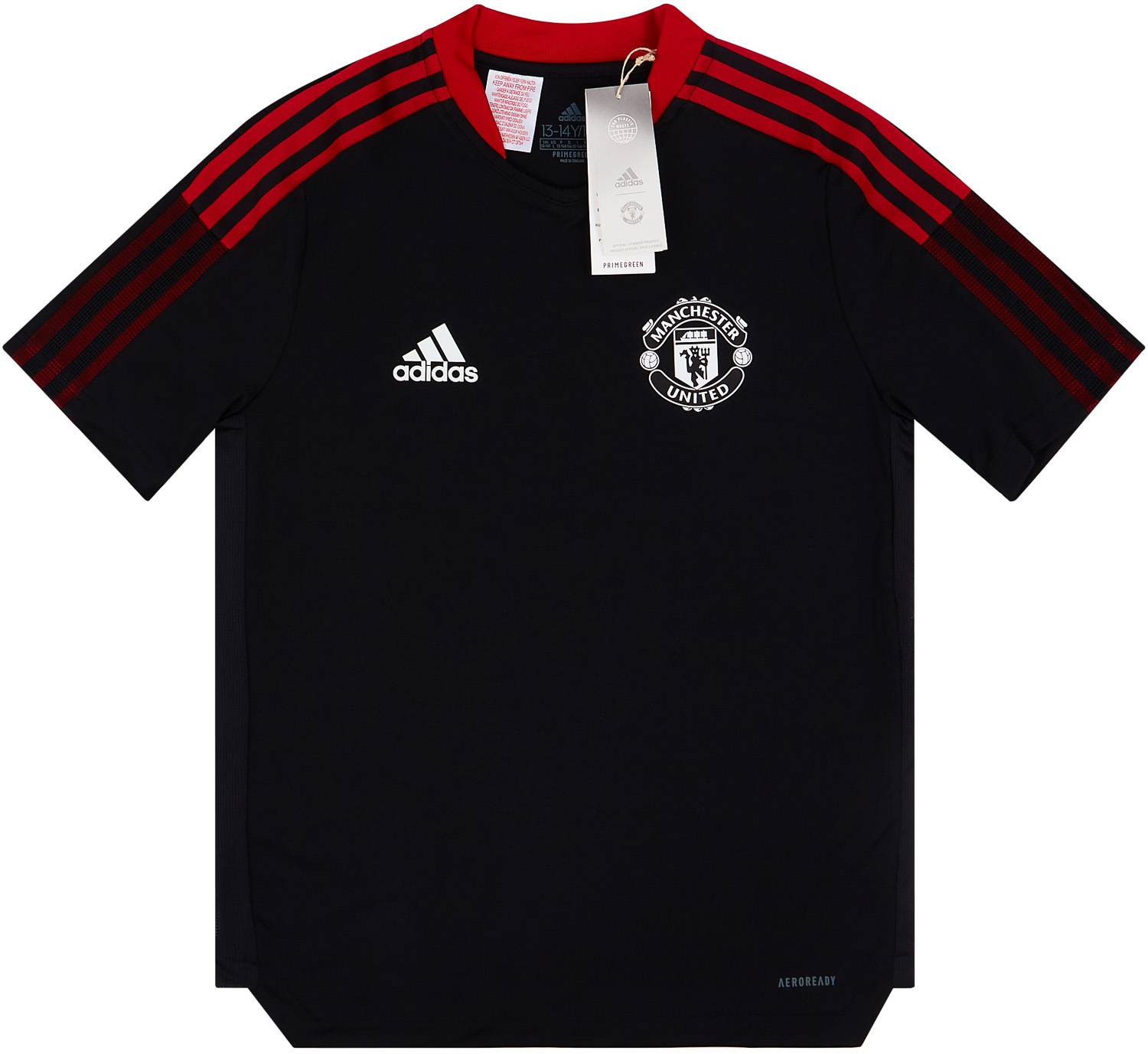 2021-22 Manchester United adidas Training Tee - NEW - (KIDS)