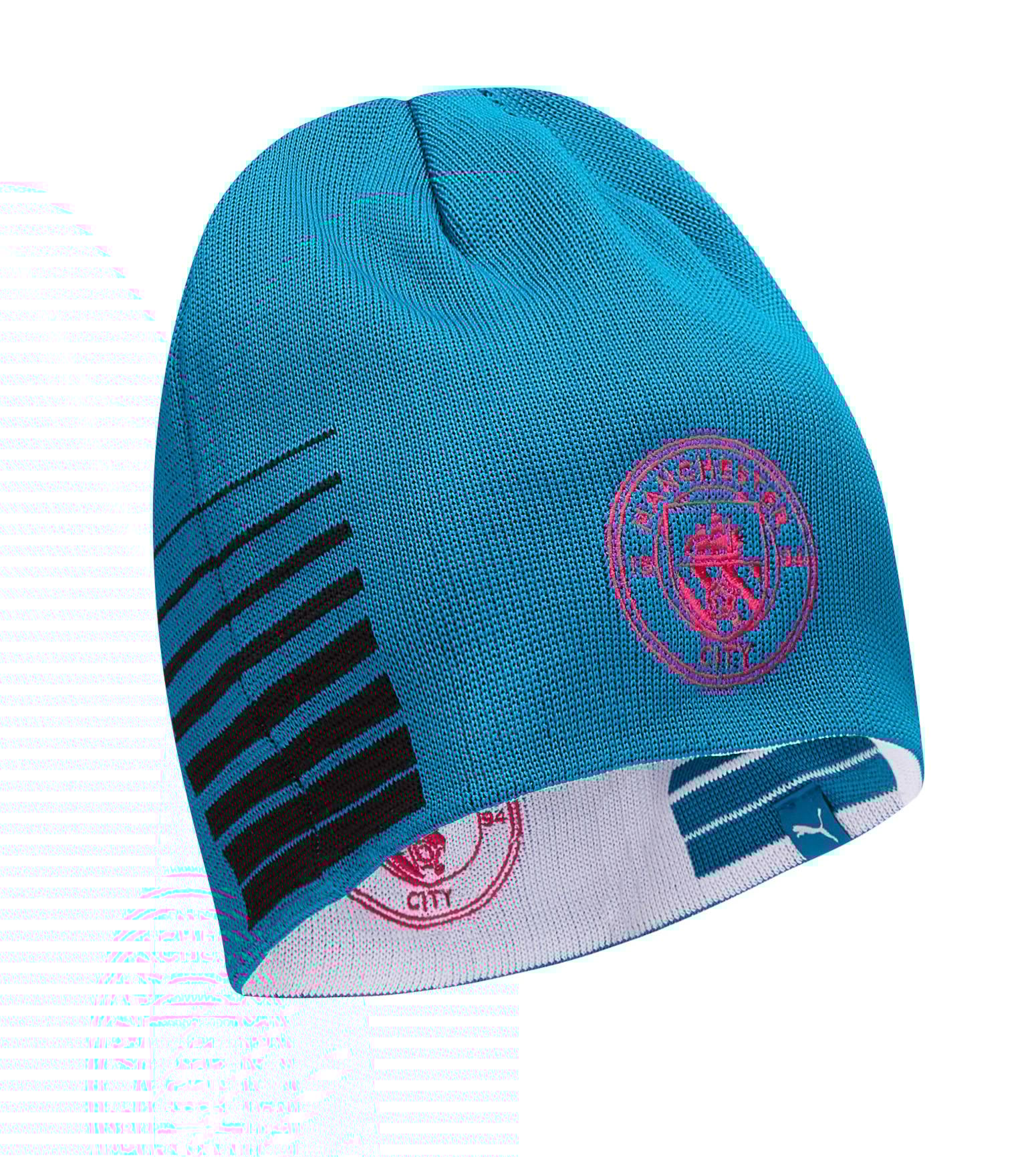 2021-22 Manchester City Puma Reversible Beanie Hat - NEW
