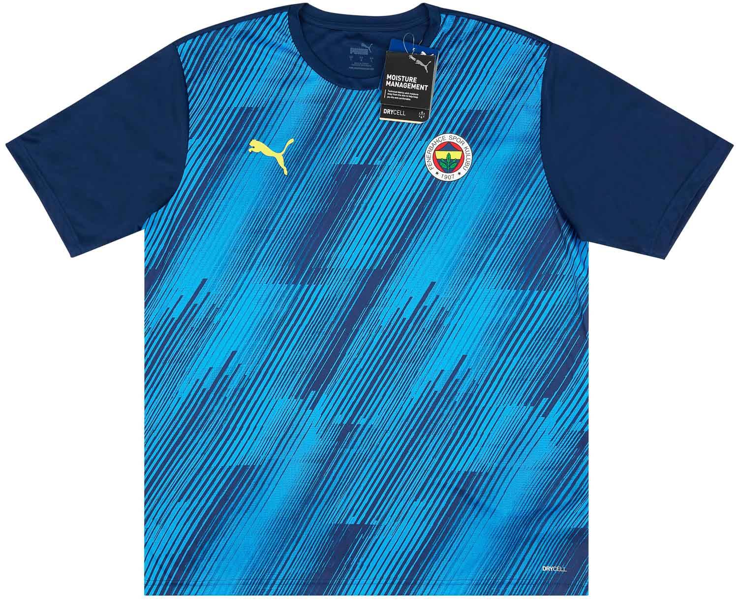 2021-22 Fenerbahce Puma Pre-Match Training Shirt