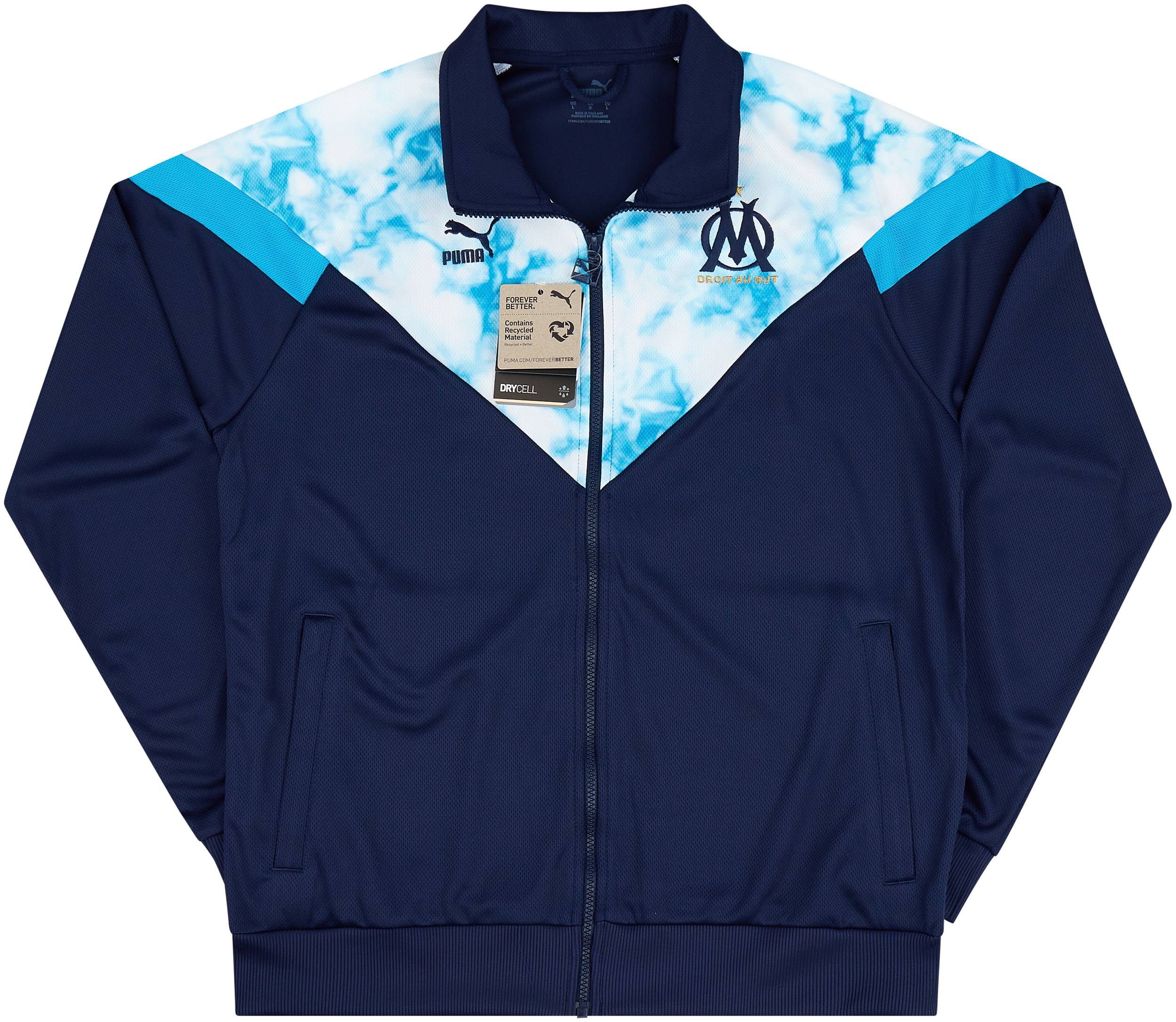 2022 23 Olympique Marseille Puma Iconic Mesh Track Jacket