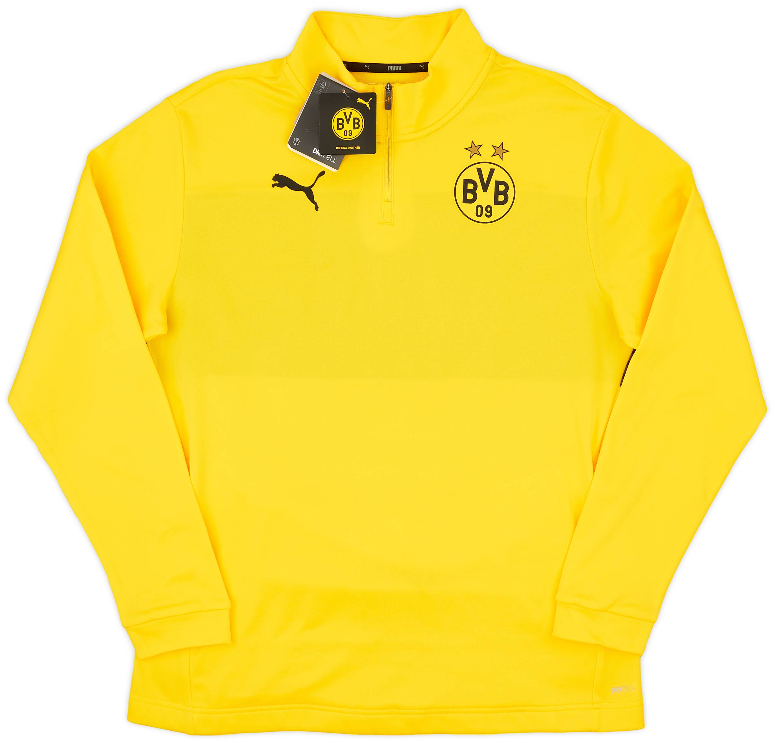 2021-22 Borussia Dortmund Puma 1/4 Zip Pre-Match Top