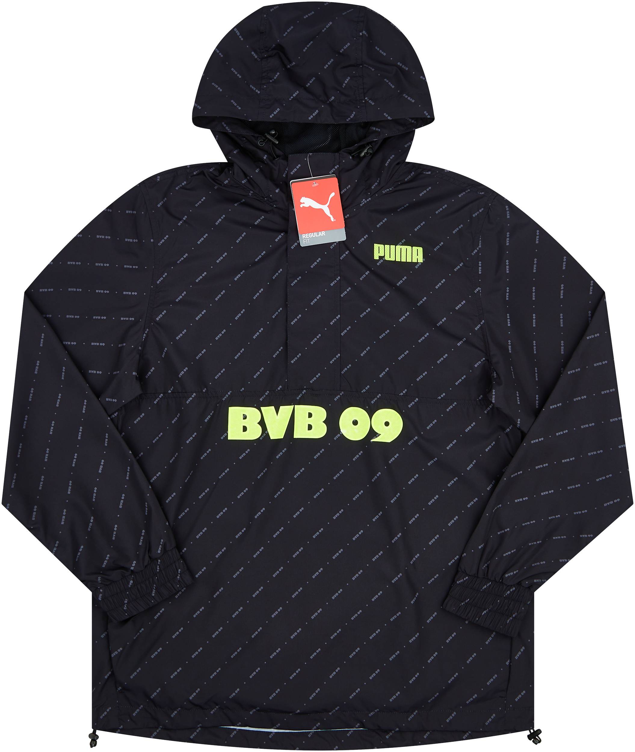 2021-22 Borussia Dortmund Puma FtblLegacy Windbreaker Jacket - New