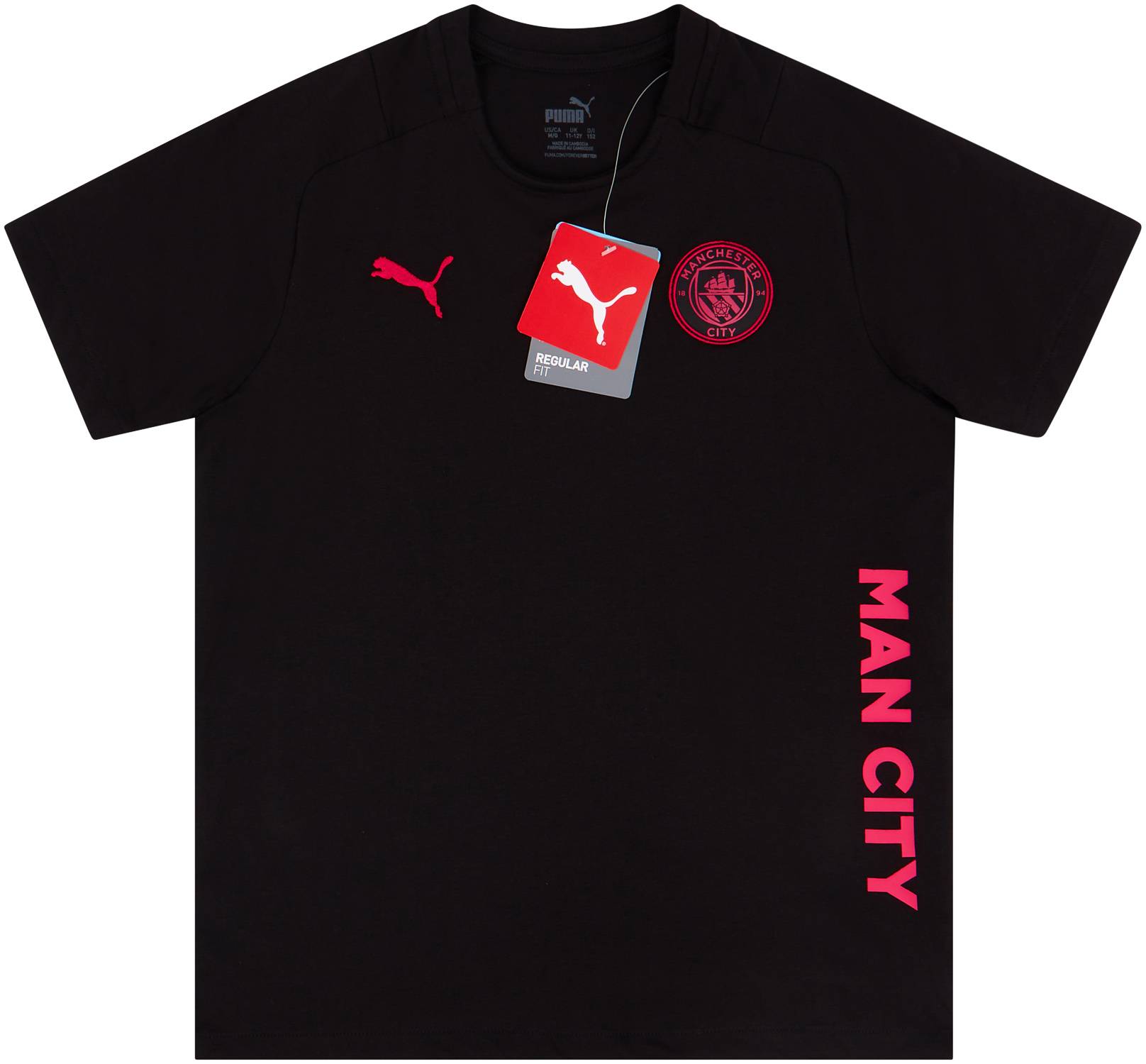 2021-22 Manchester City Puma Casuals Tee - NEW - (KIDS)