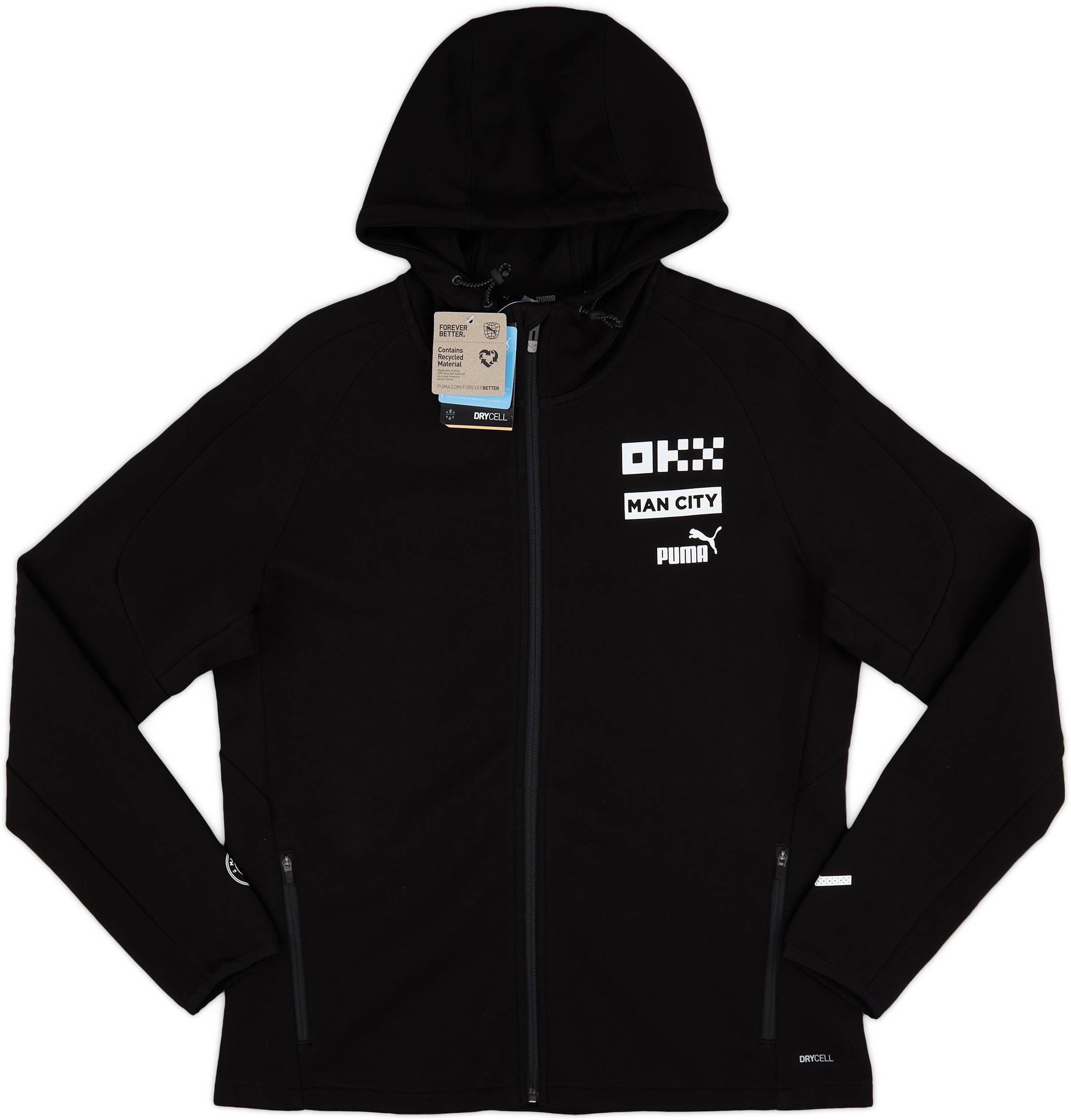 2022-23 Manchester City Puma Casuals Hooded Jacket - (S)