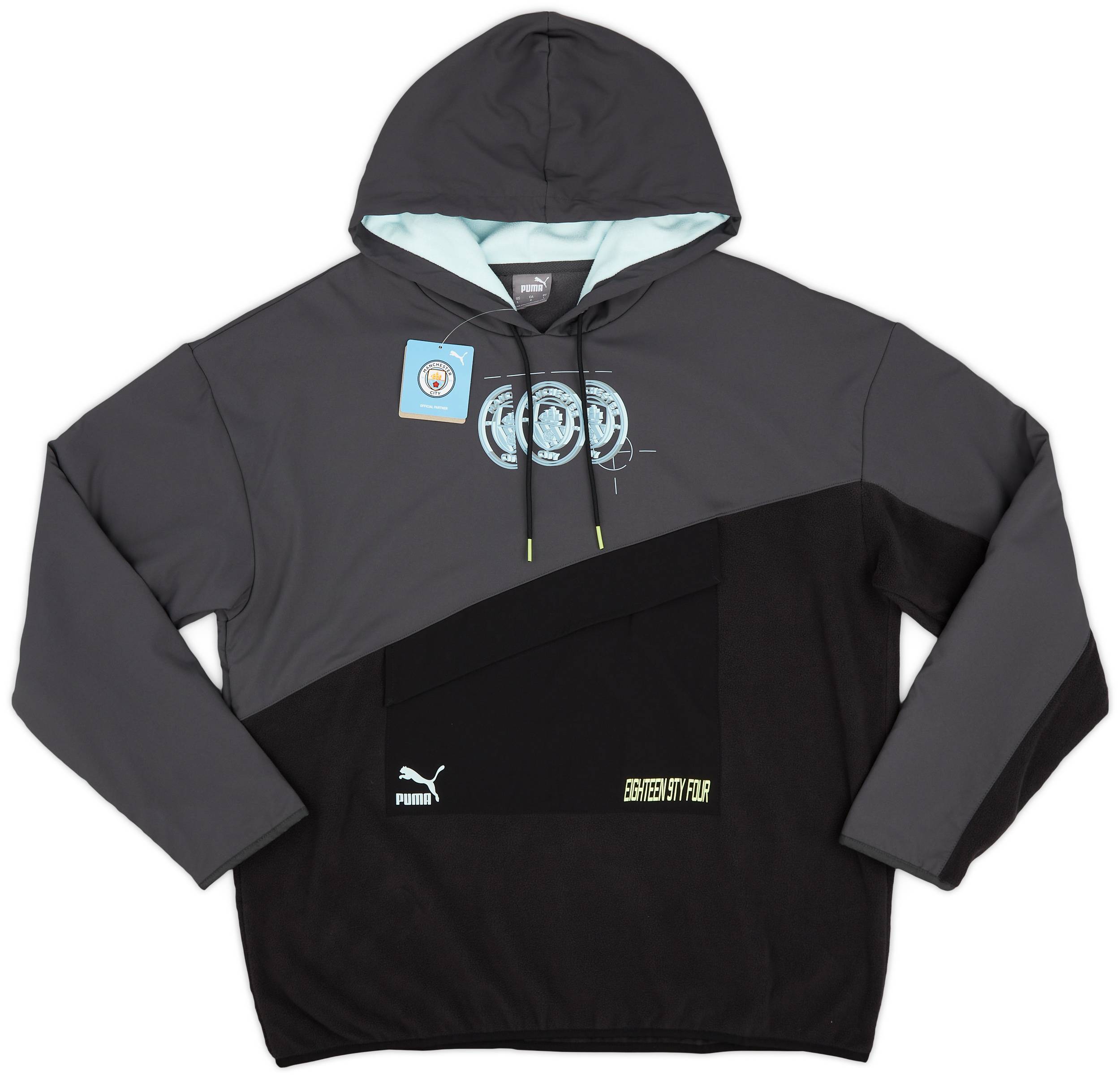 2022 23 Manchester City Puma FtblStatement Hooded Top