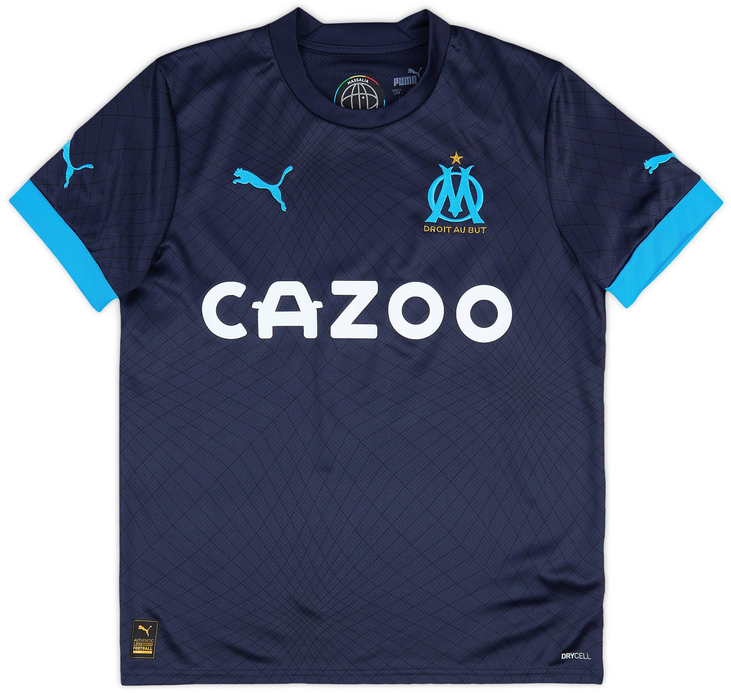 Camiseta Oficial Del Olympique De Marsella – 100% Poliéster, Hombre Adulto (Tallas S A XXL)