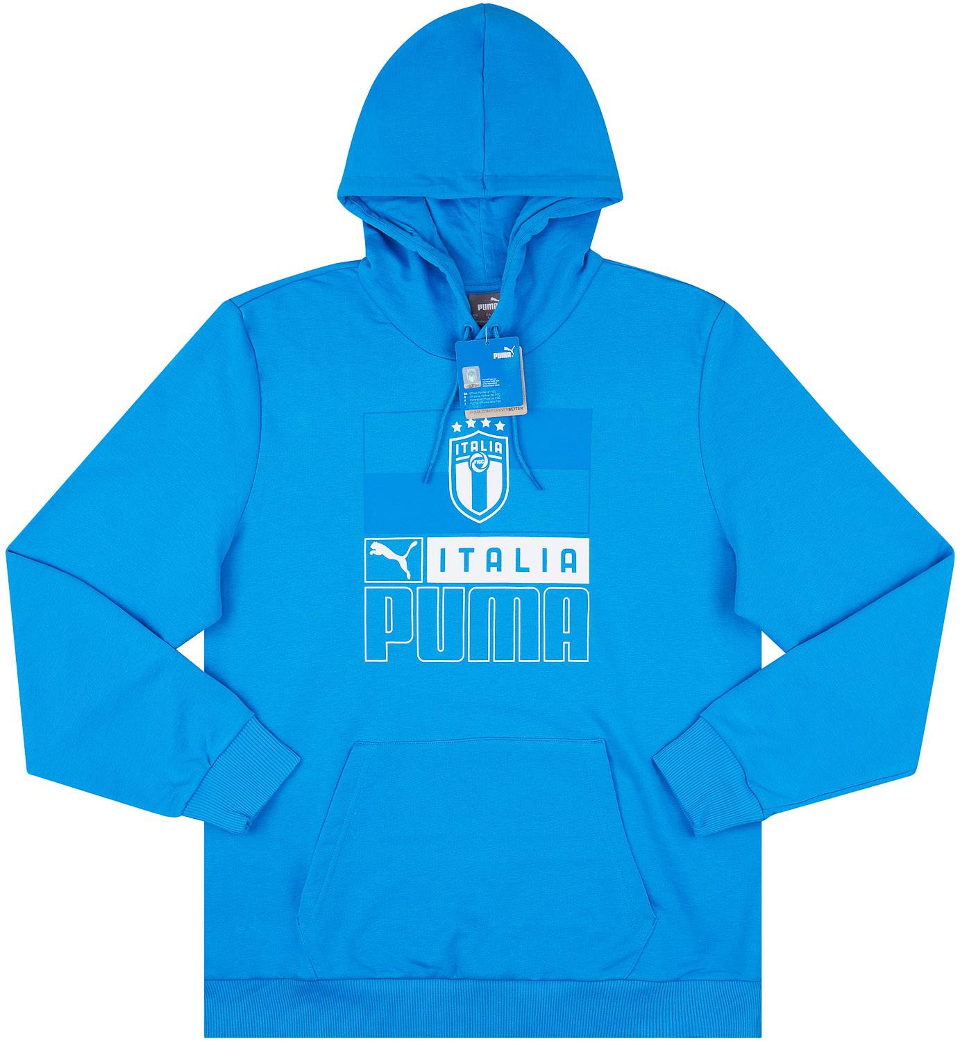 2022 23 Italy Puma FtblCore Hooded Top