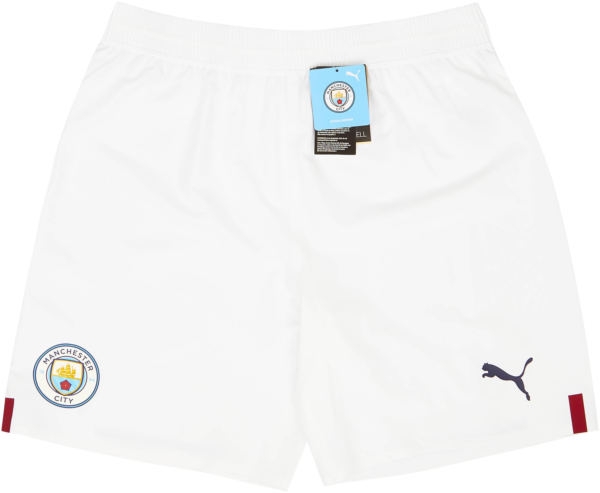 2022-23 Manchester City Player Issue Home Shorts