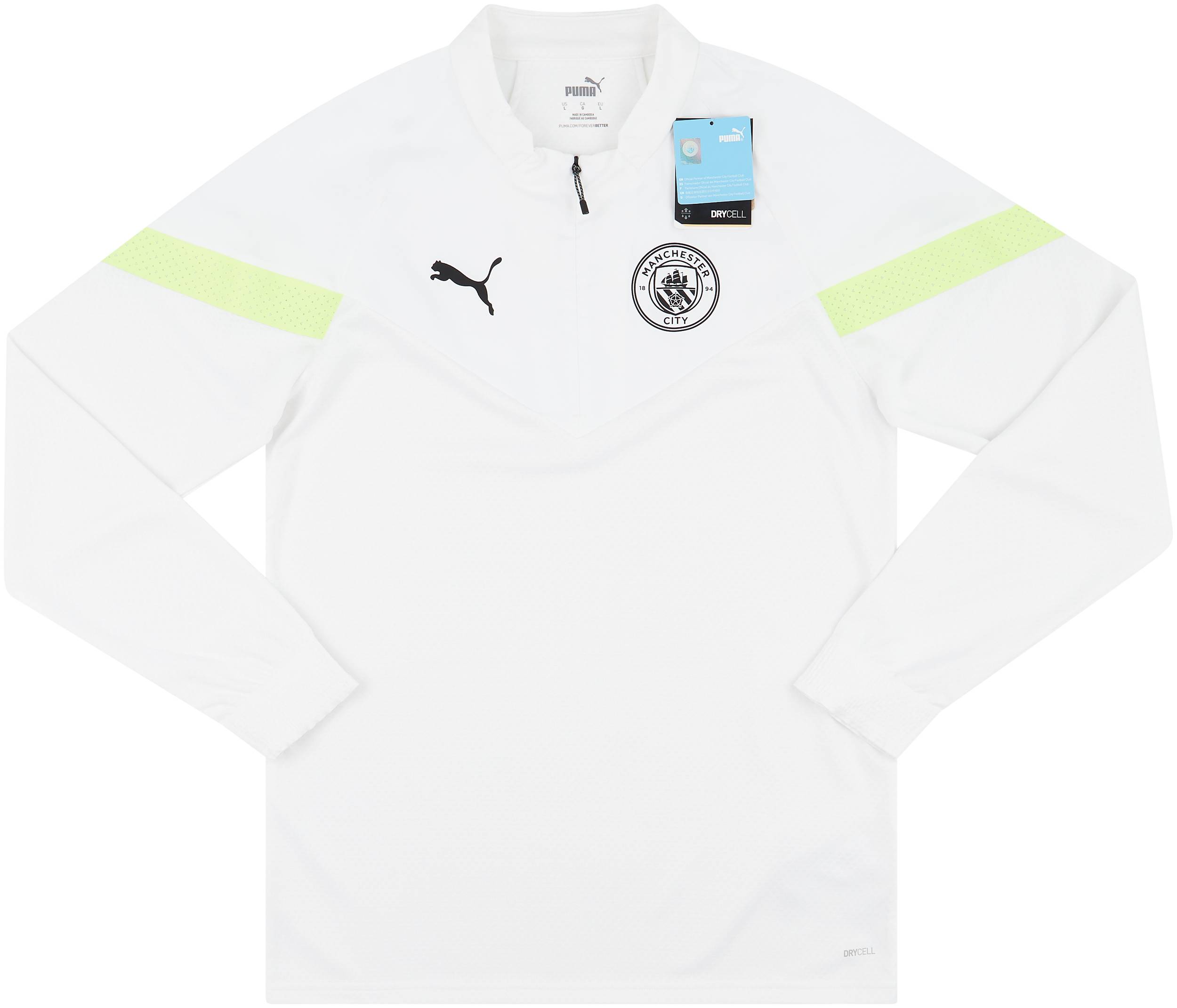 2022-23 Manchester City Puma Pro 1/4 Zip Training Top