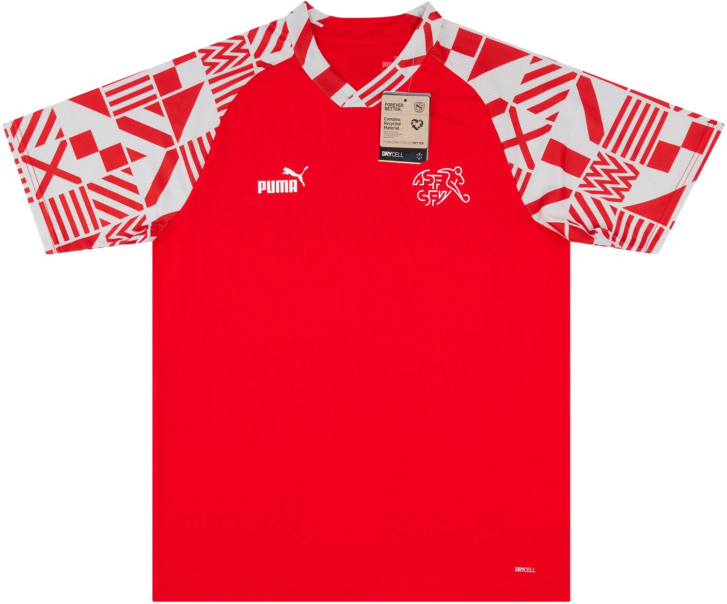 2022-23 Switzerland Puma Pre-Match Training Shirt