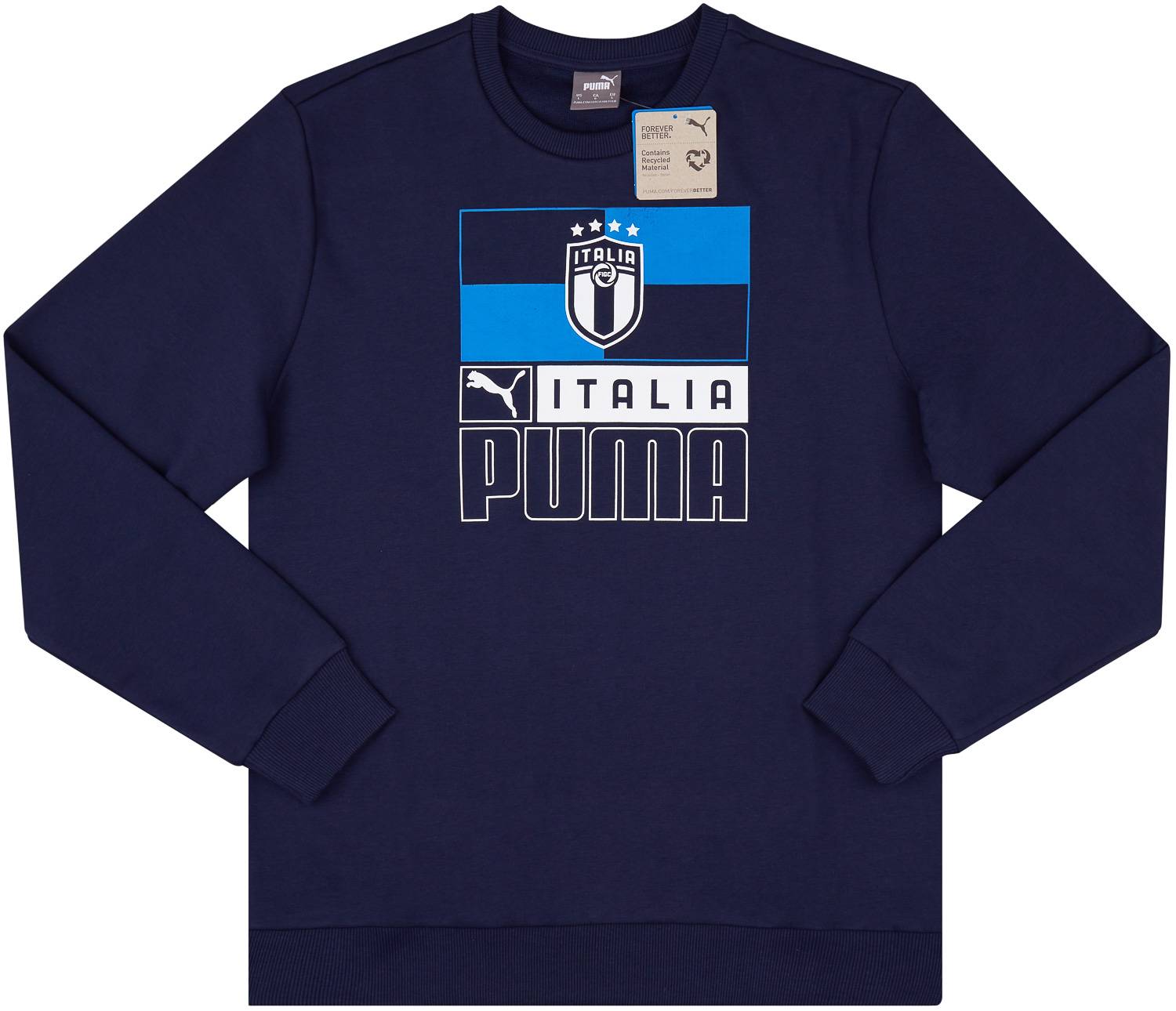 2022 23 Italy Puma Crew Sweat Top