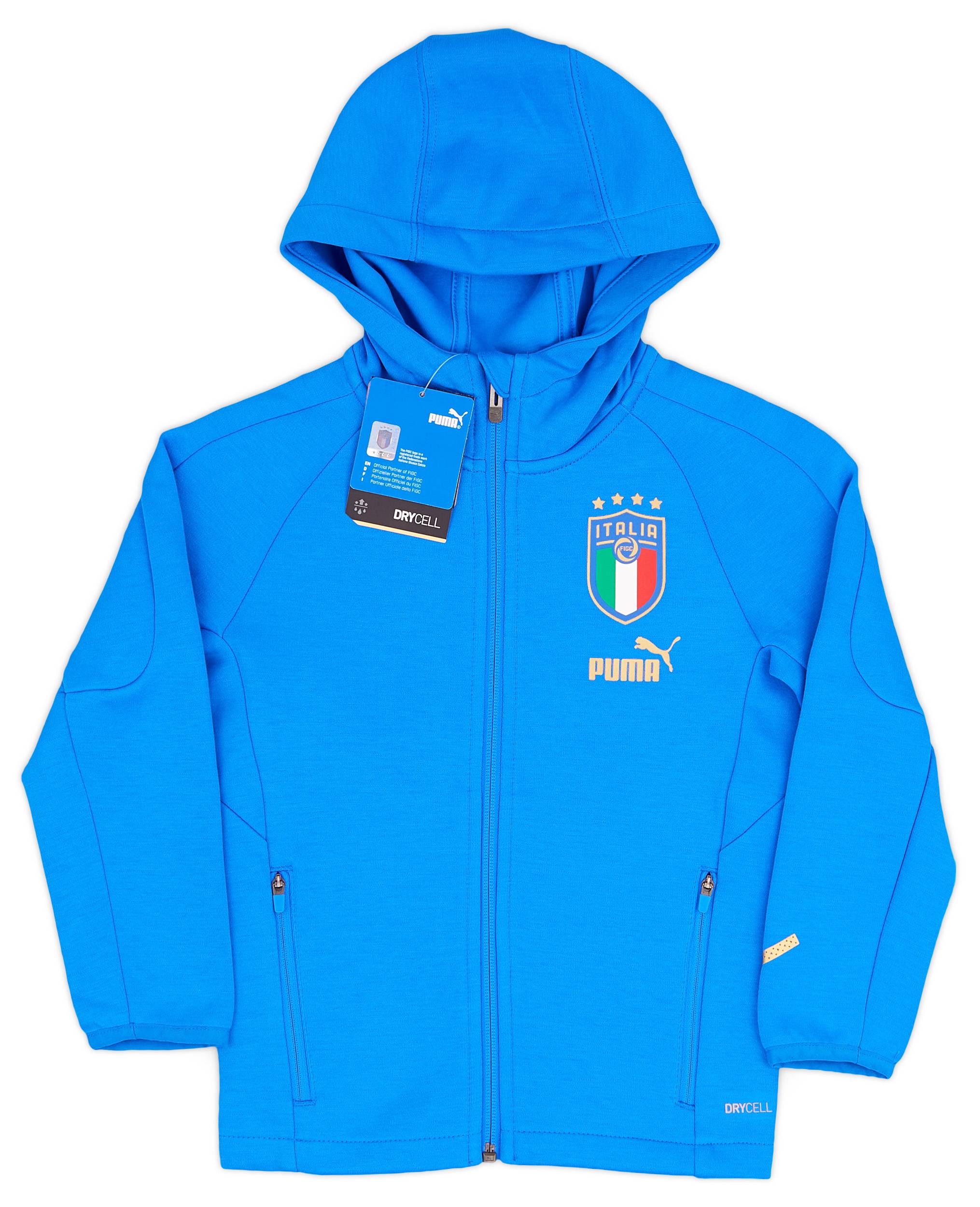 2022-23 Italy Puma Casuals Hooded Jacket - (5-6 Years)