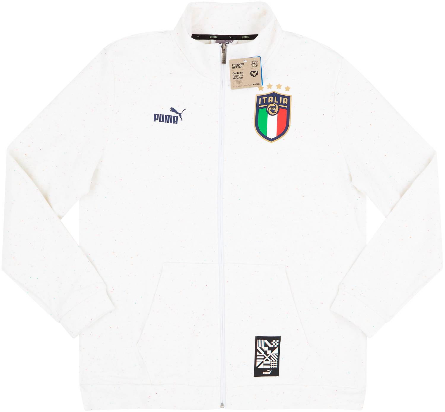 Puma white track jacket online