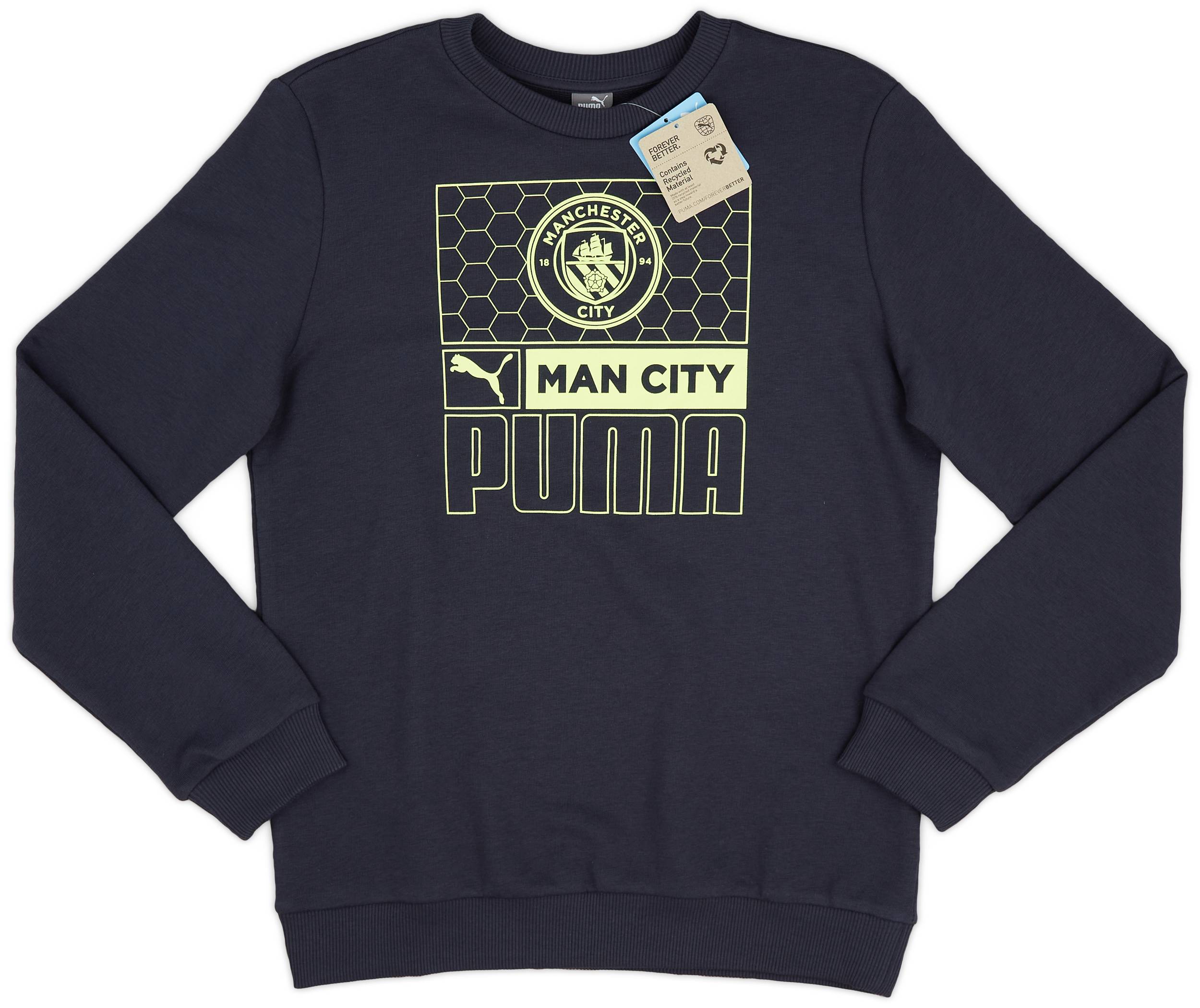 2022-23 Manchester City Puma FtblCore Sweat Top - (KIDS)