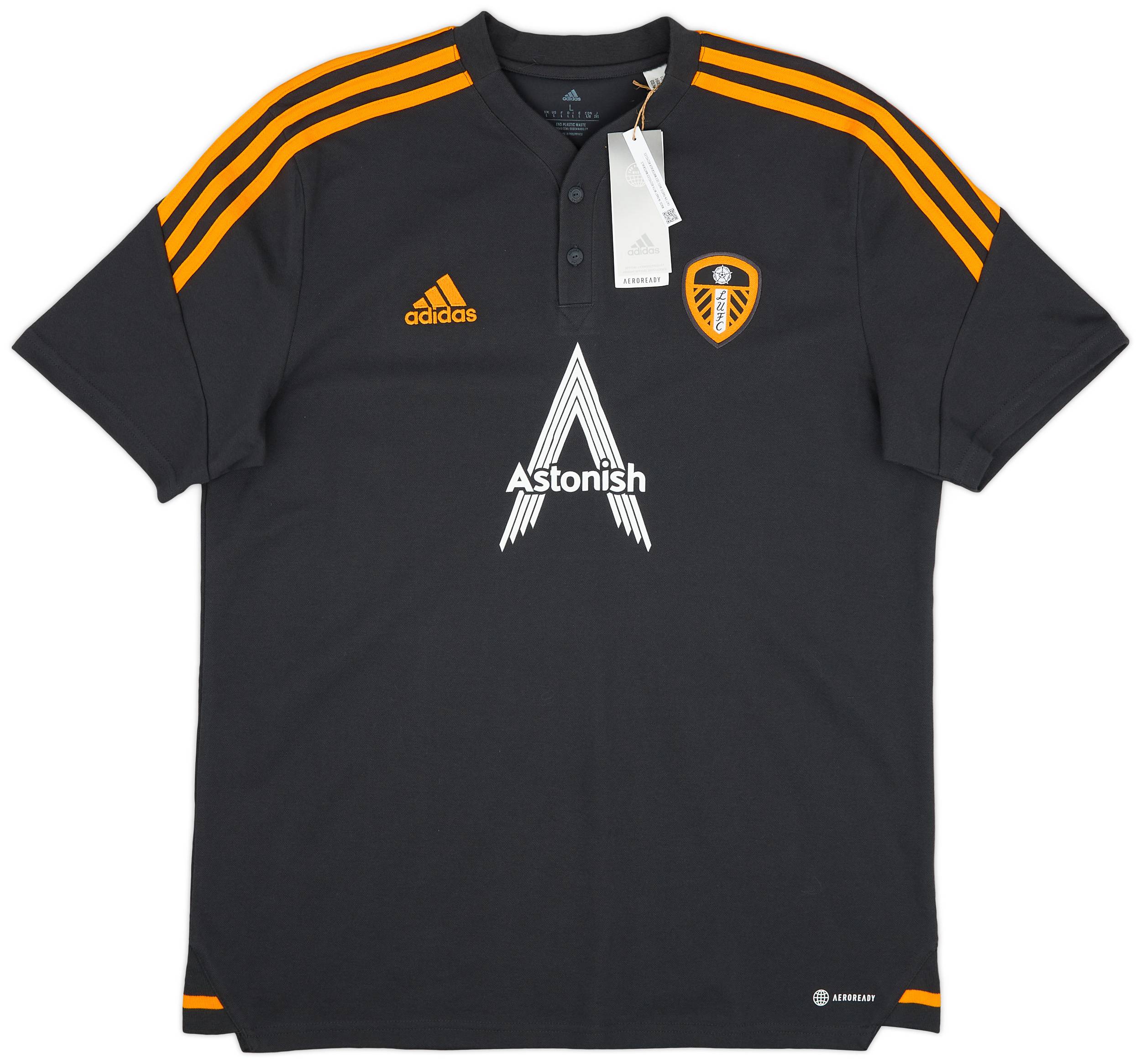 2022-23 Leeds United Player Issue Polo T-Shirt