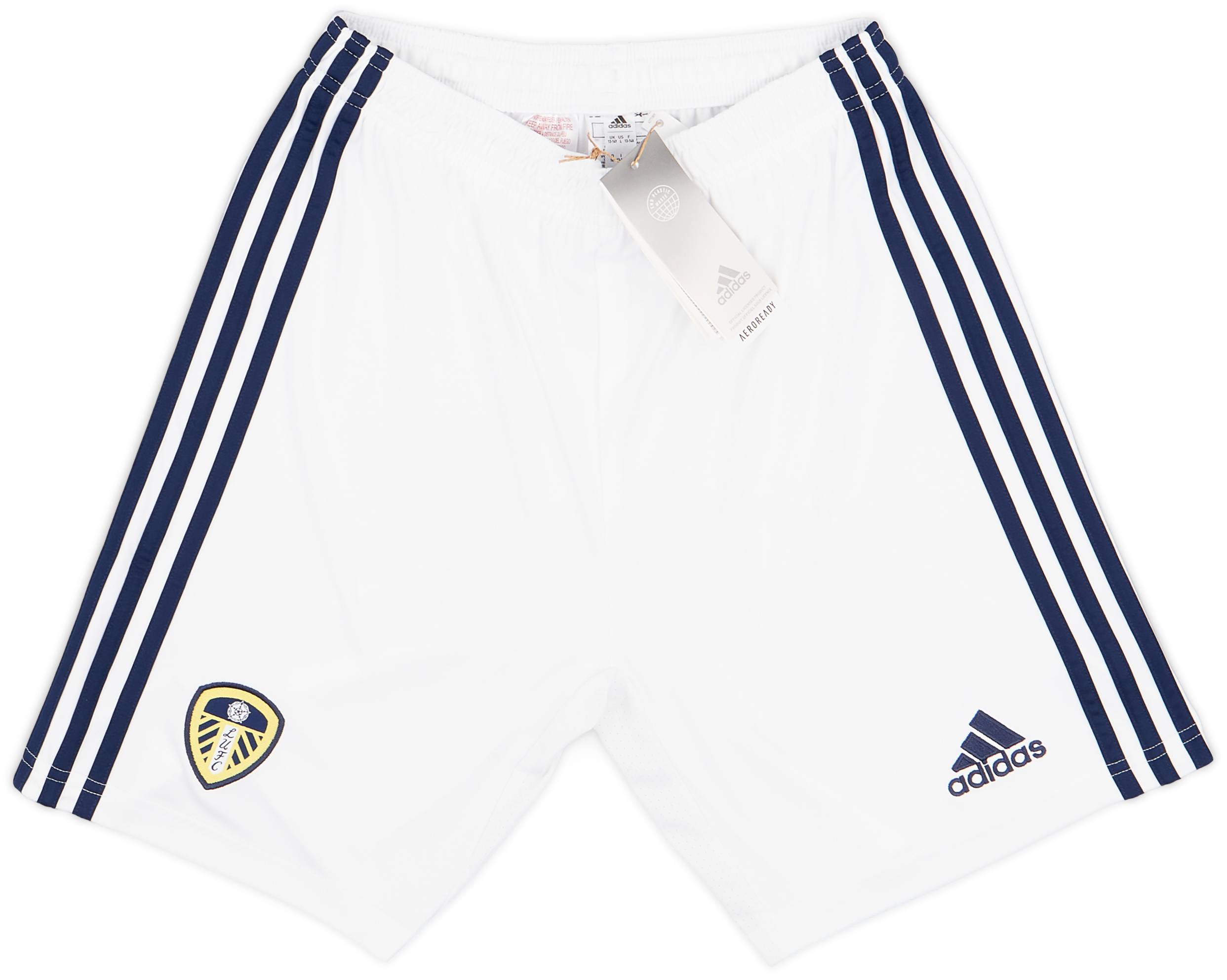 2022-23 Leeds United Home Shorts - 9/10 - (L.Kids)