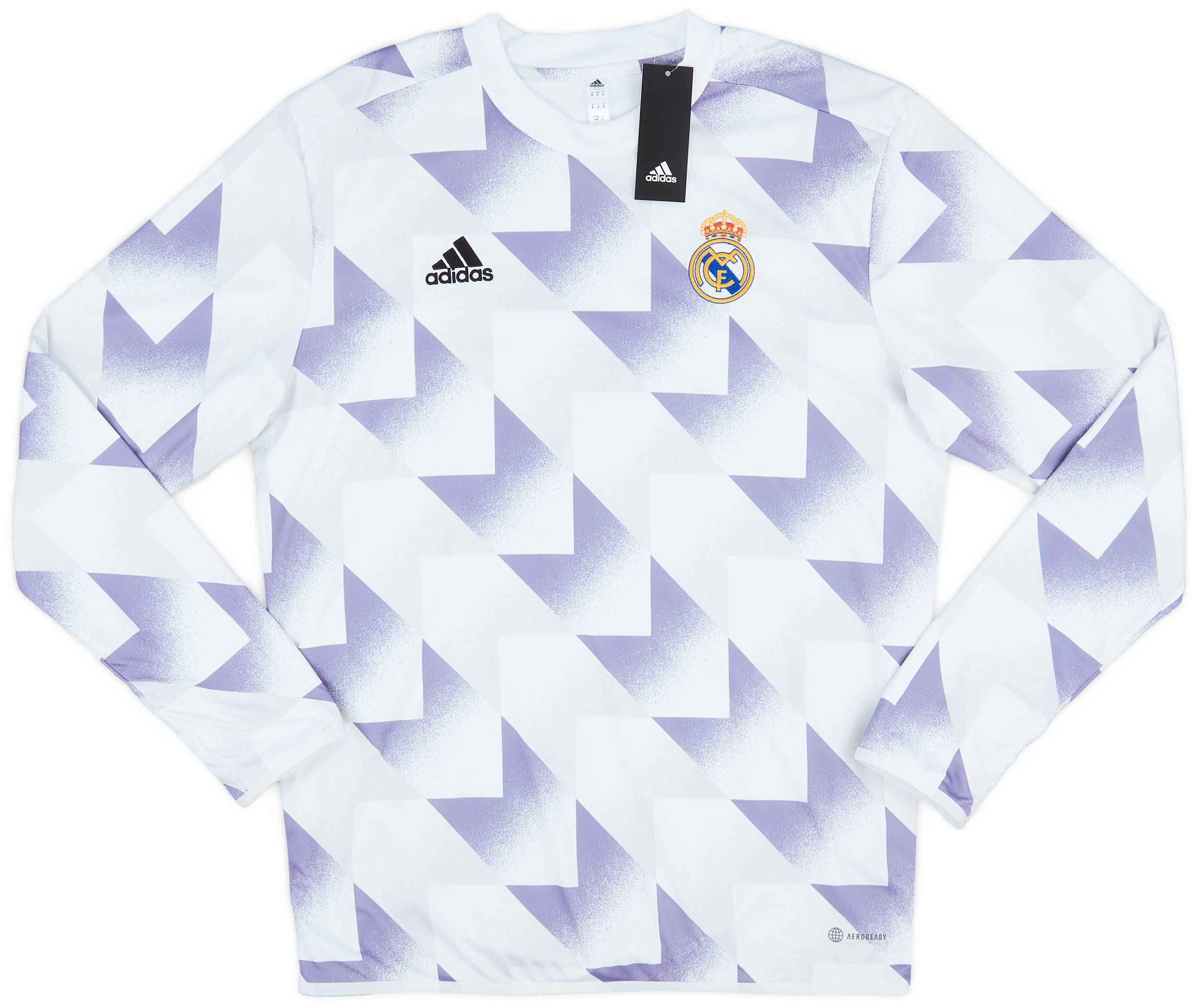 2022-23 Real Madrid adidas Pre-Match Warm Top