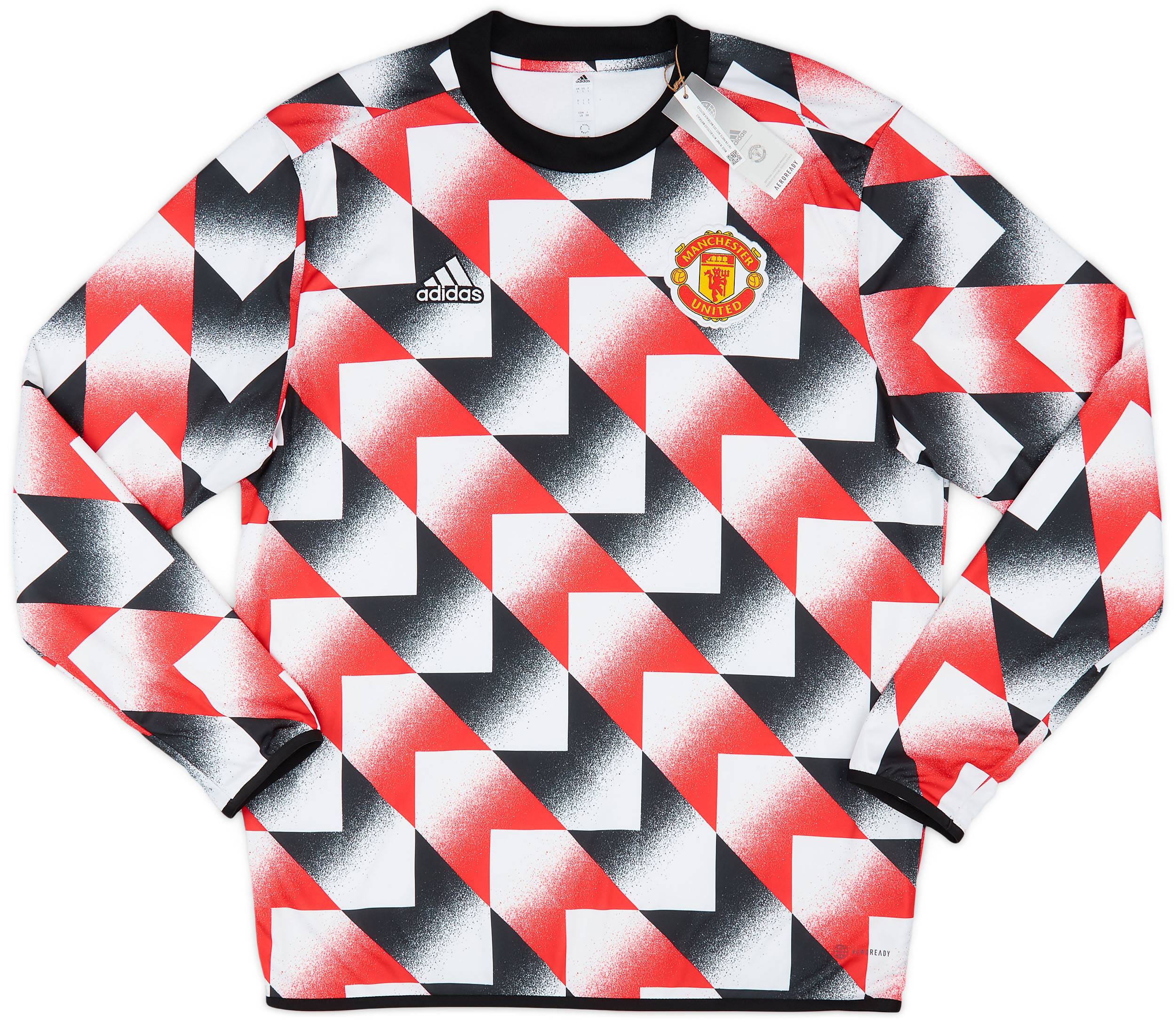 2022-23 Manchester United adidas Pre-Match Warm Top