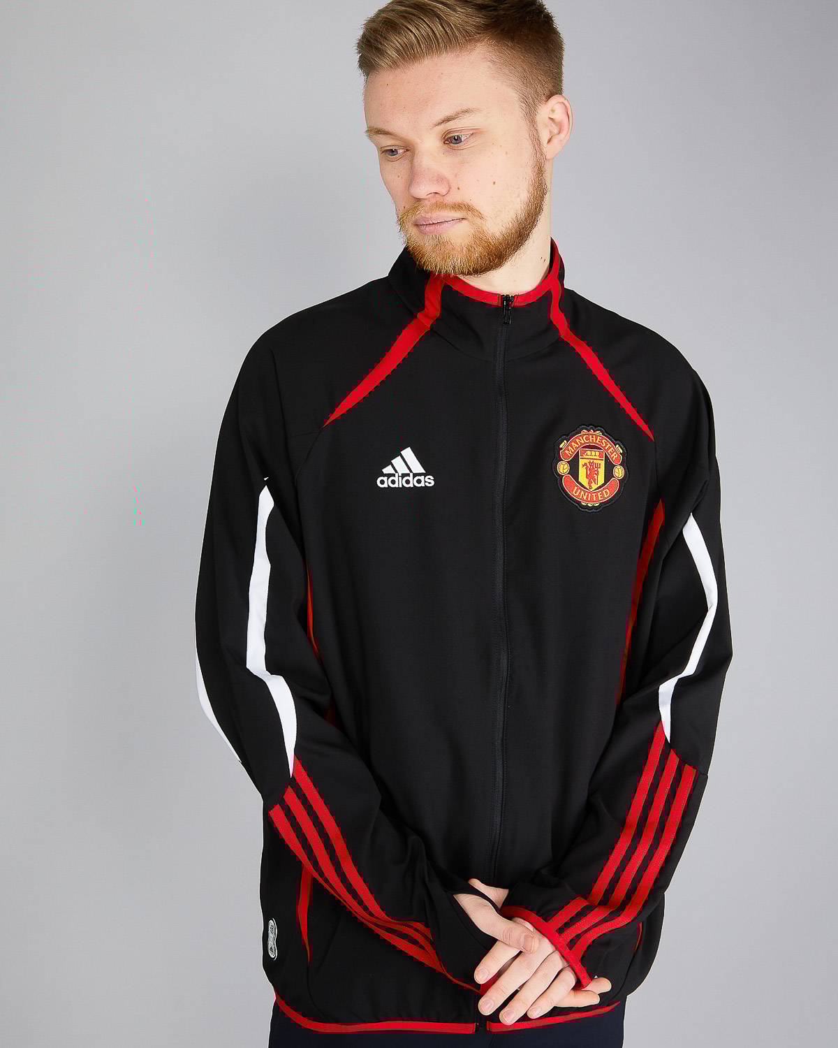 2021-22 Manchester United adidas Teamgeist Woven Jacket