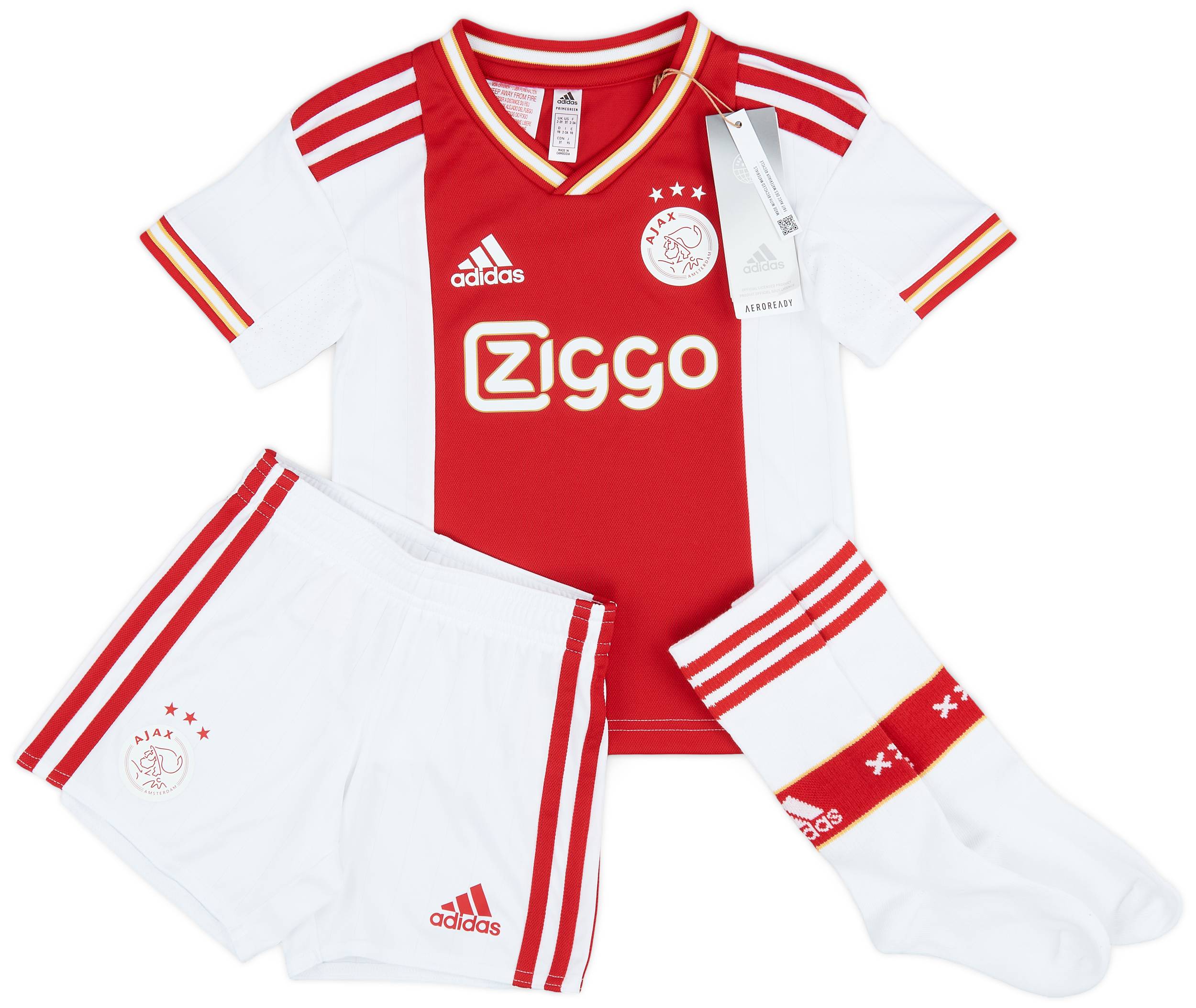 2022-23 Ajax Home Full Kit - (1-2 Years)
