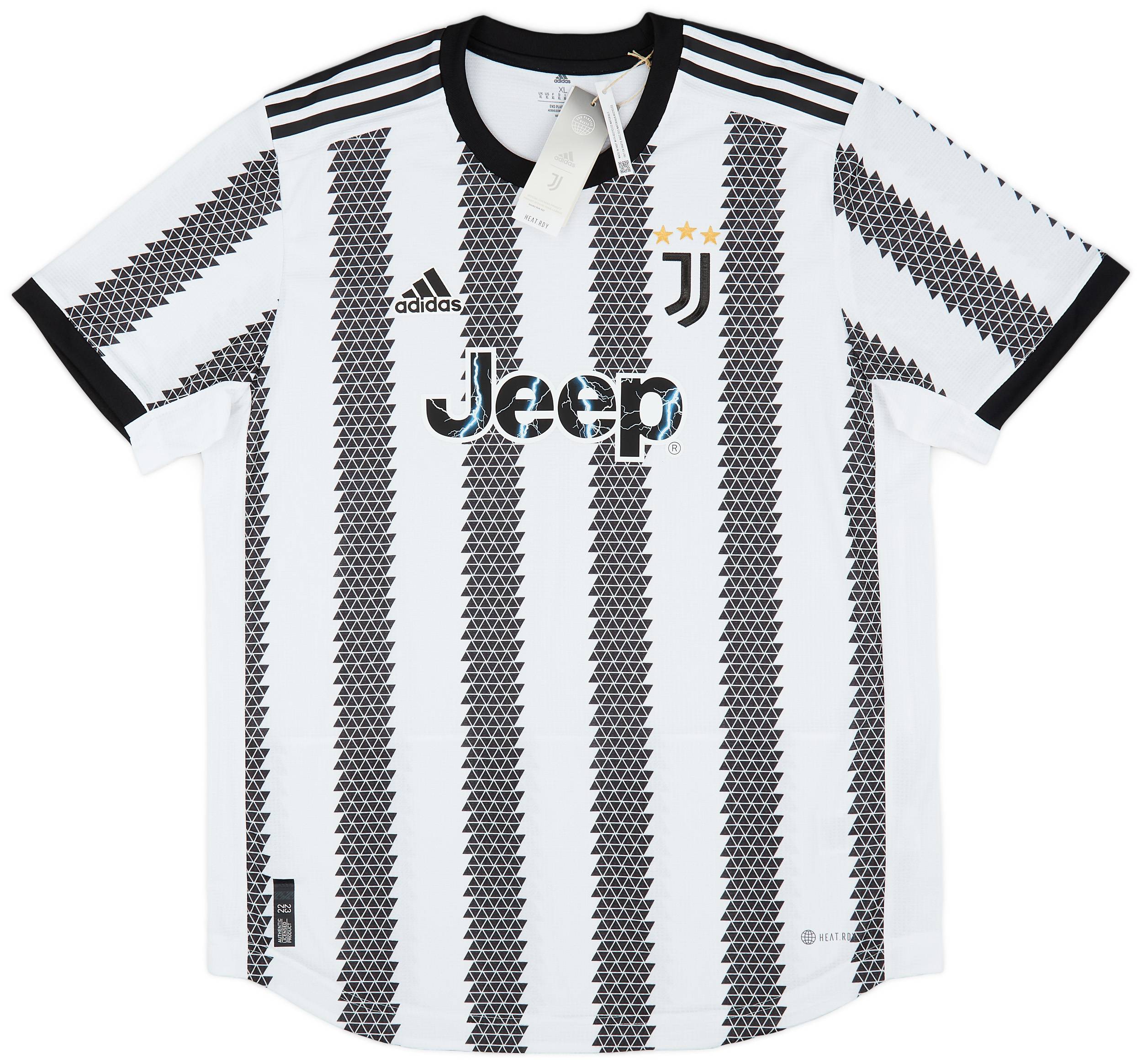 2022-23 Juventus Authentic Home Shirt