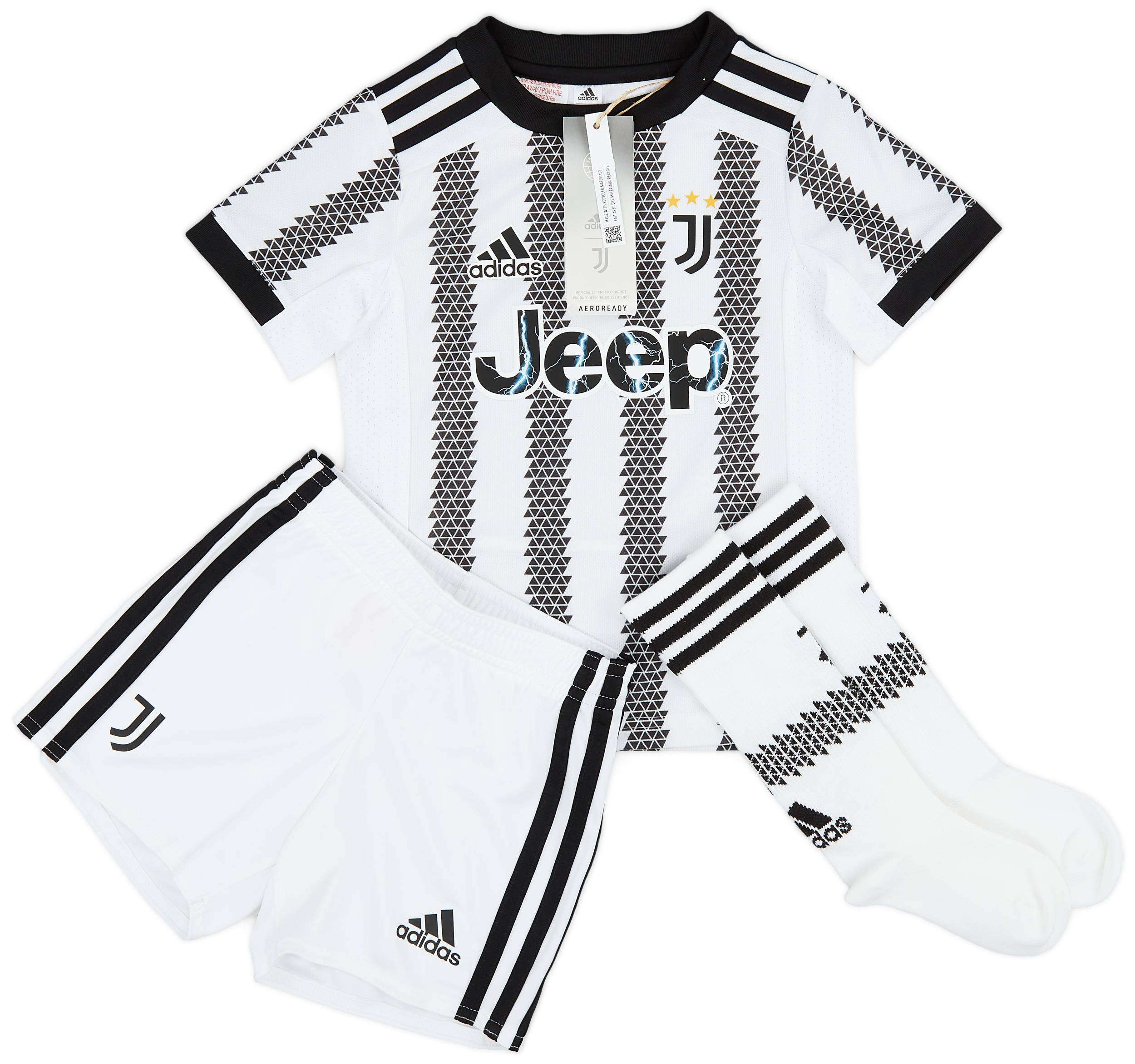 2022-23 Juventus Home Full Kit - (Little Kids)
