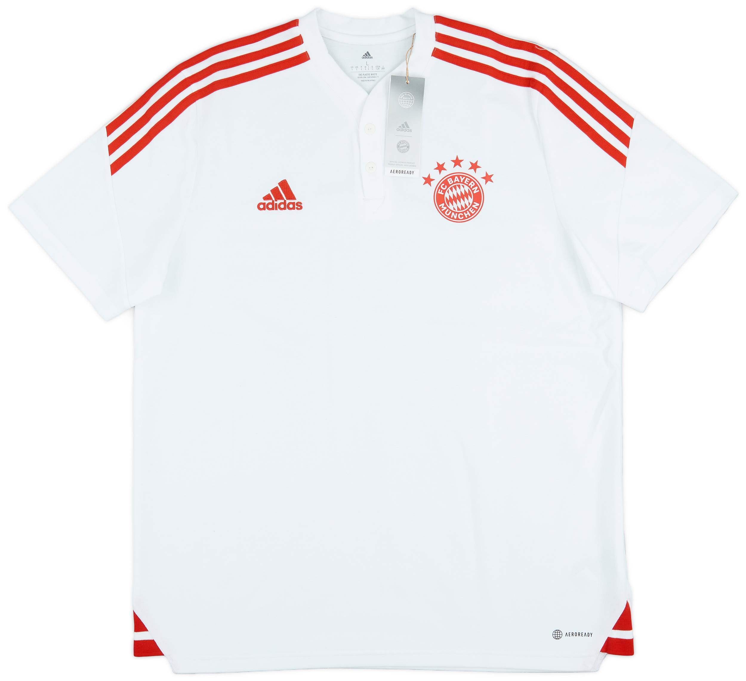 2022-23 Bayern Munich adidas Training Polo Shirt