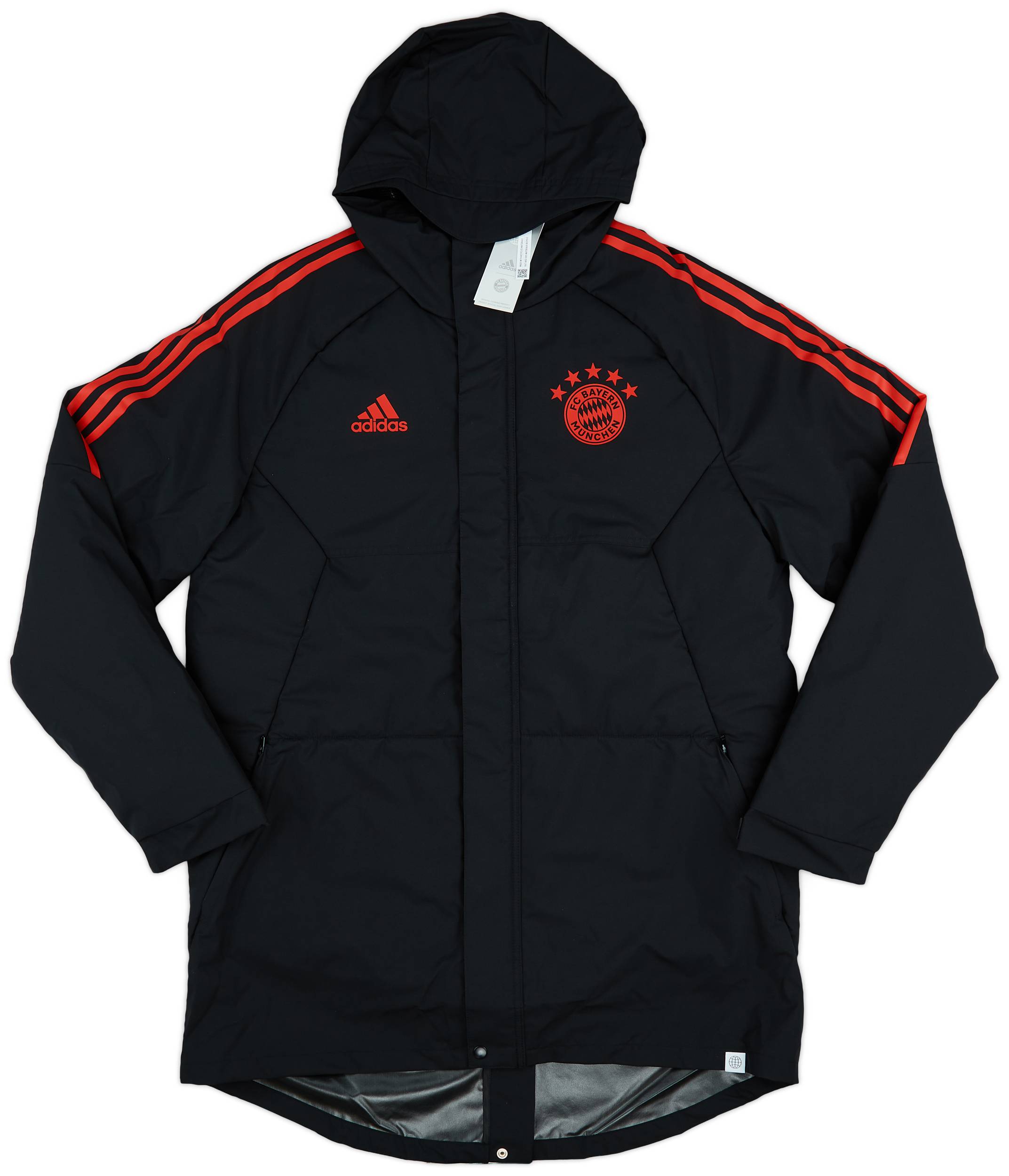 2022 23 Bayern Munich adidas Stadium Parka Coat